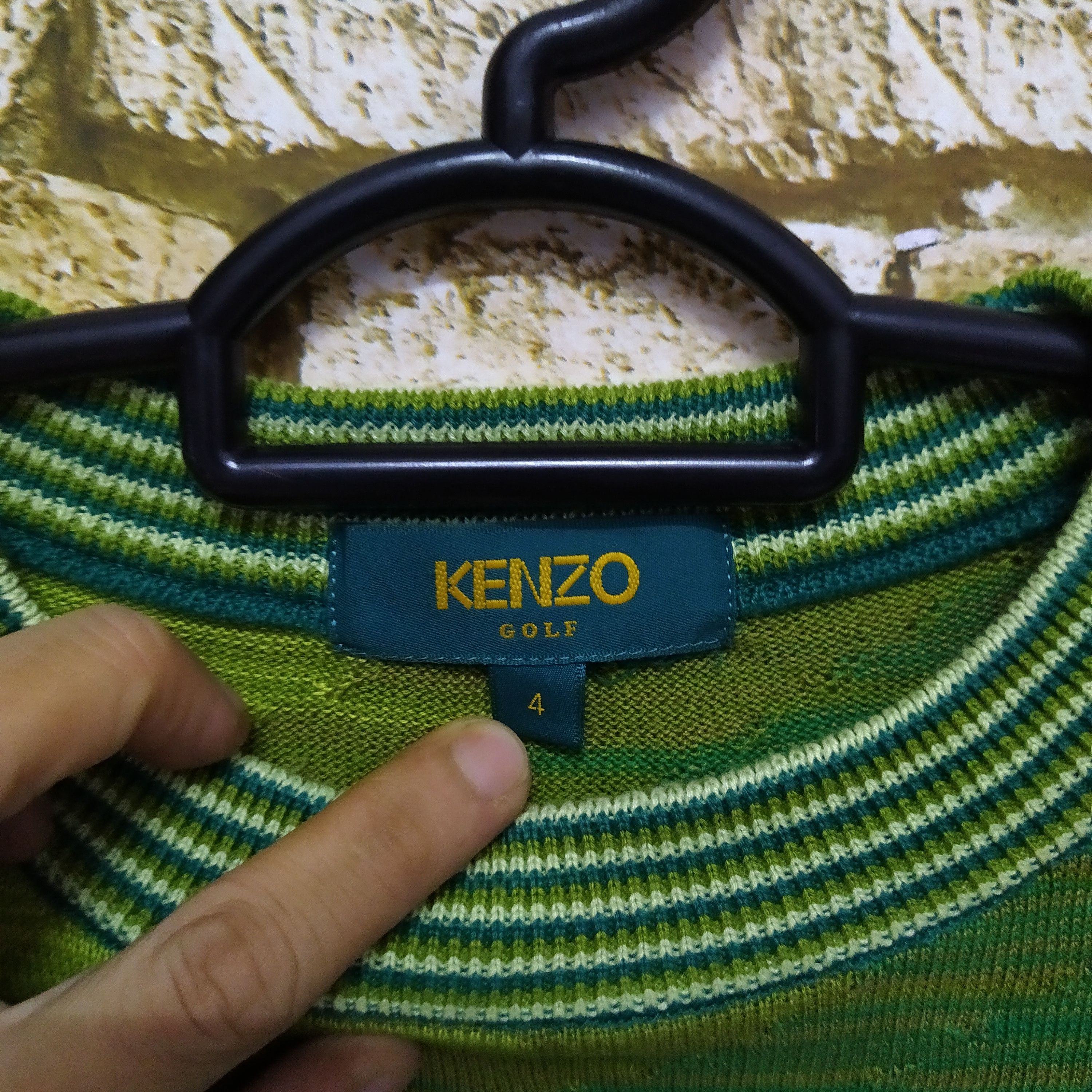 Kenzo × Vintage 90s KENZO KNITWEAR SWEATER (D524) Size US L / EU 52-54 / 3 - 5 Thumbnail