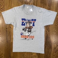 John Elway Name & Number Game Day V-Neck T-Shirt - Navy - Tshirtsedge