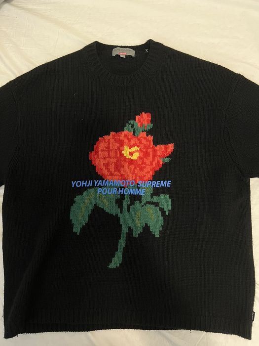 Supreme sale flower sweater