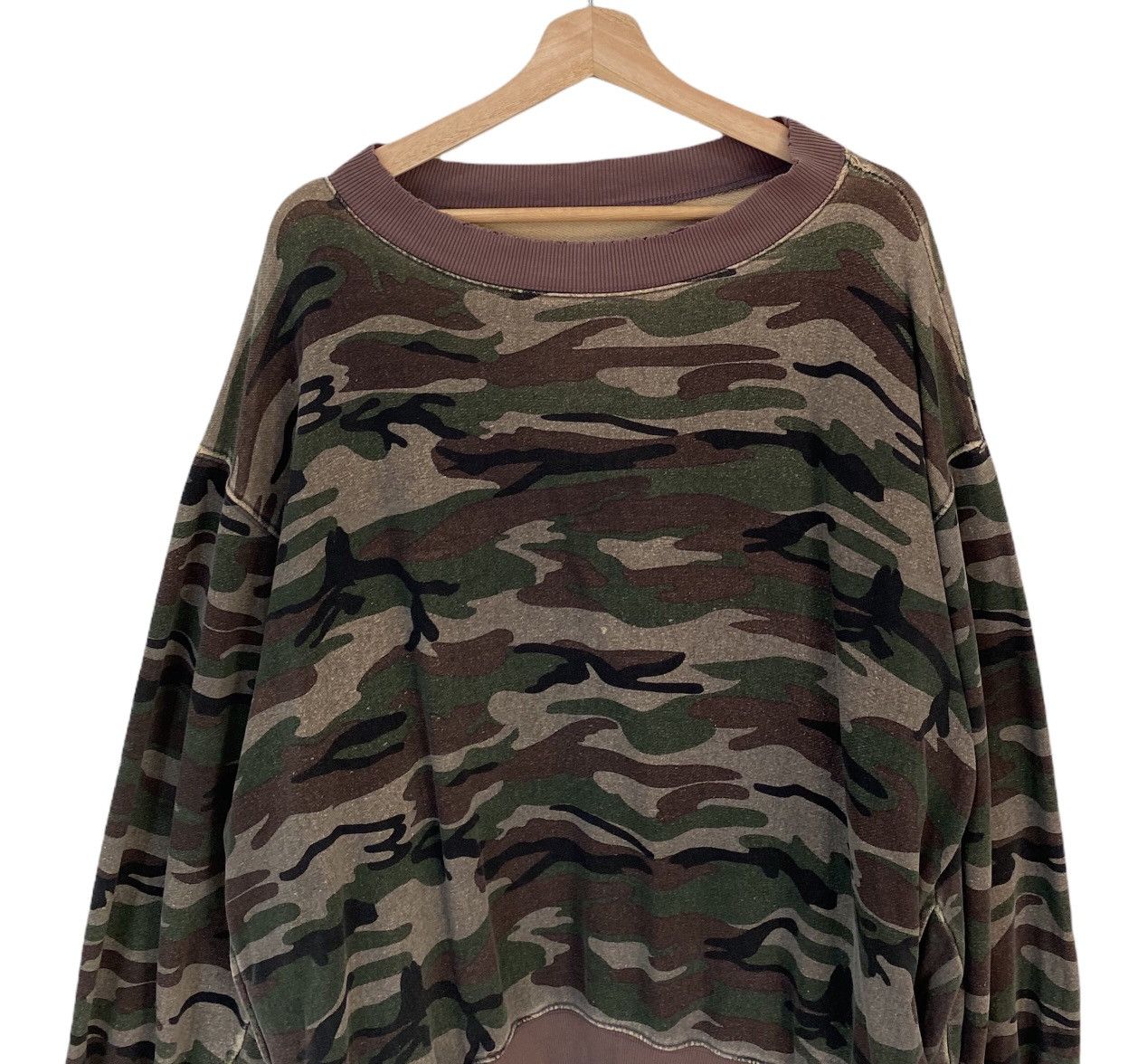 Vintage VINTAGE OVERSIZED CAMOUFLAGE ARMY SWEATSHIRT MILITARY Size US XXL / EU 58 / 5 - 3 Thumbnail