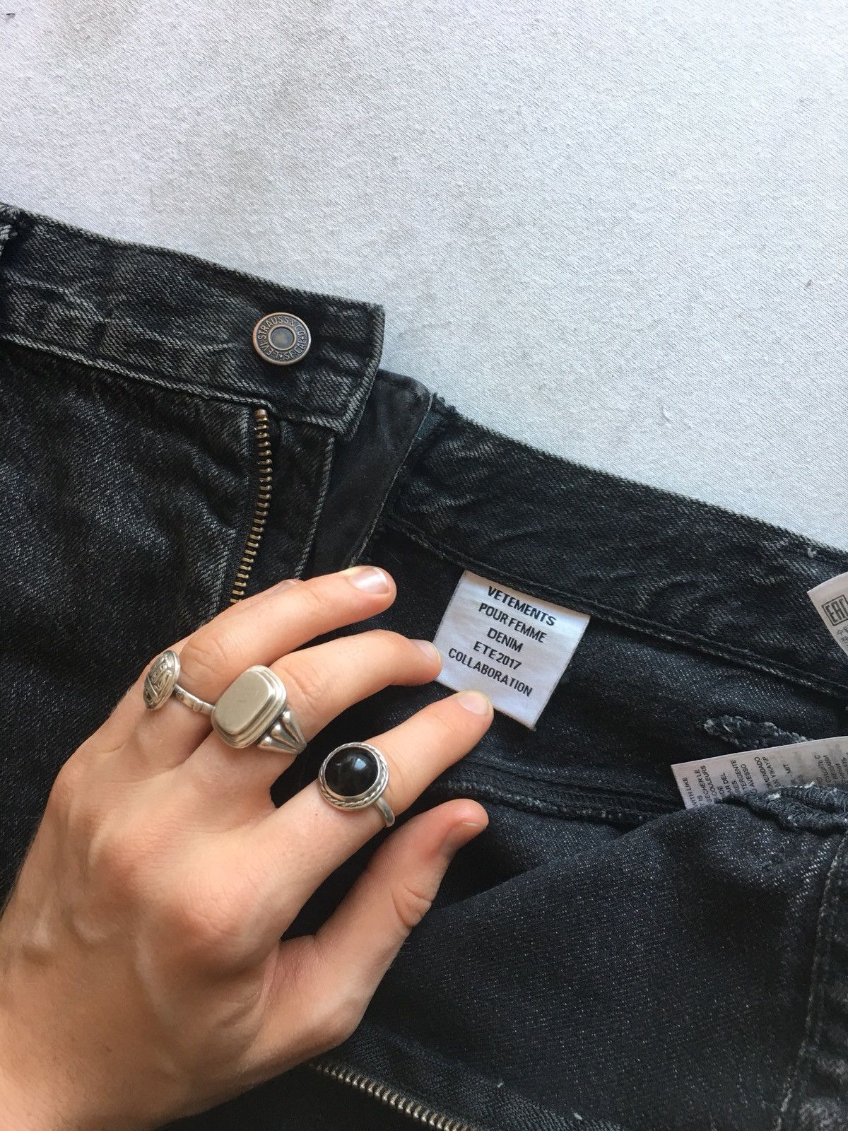 Levi's × Vetements Vetements Levi’s Reworked Zip Denim jeans Size US 30 / EU 46 - 4 Thumbnail