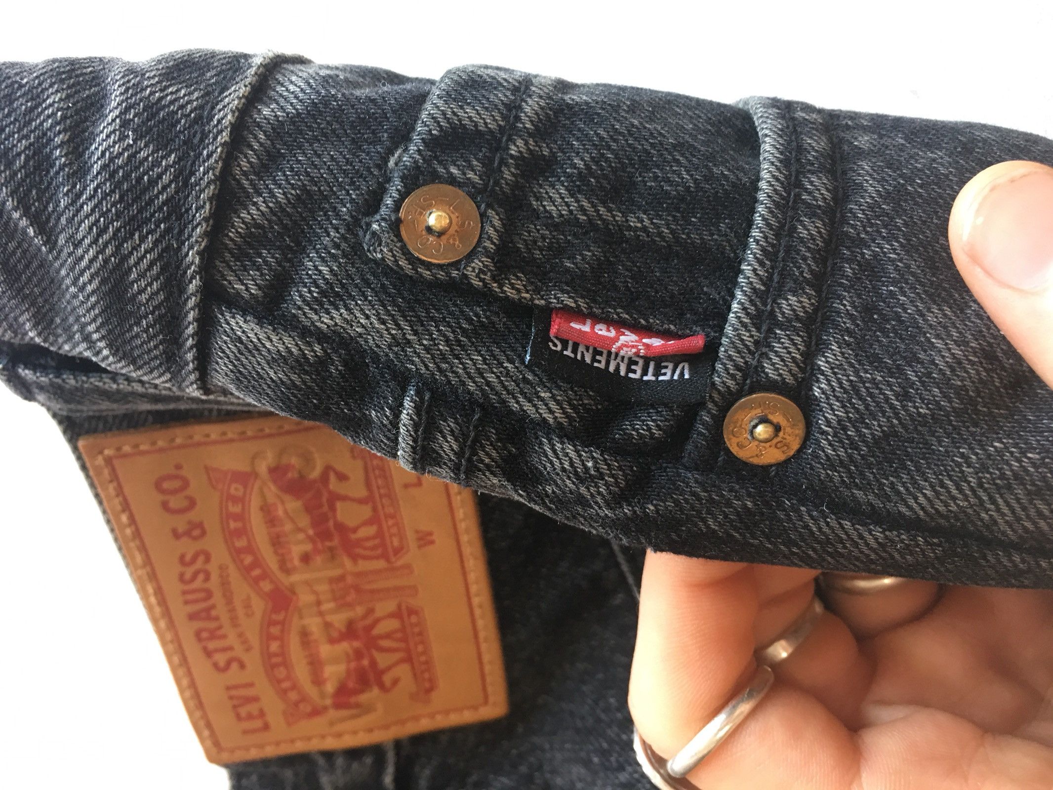 Levi's × Vetements Vetements Levi’s Reworked Zip Denim jeans Size US 30 / EU 46 - 7 Thumbnail
