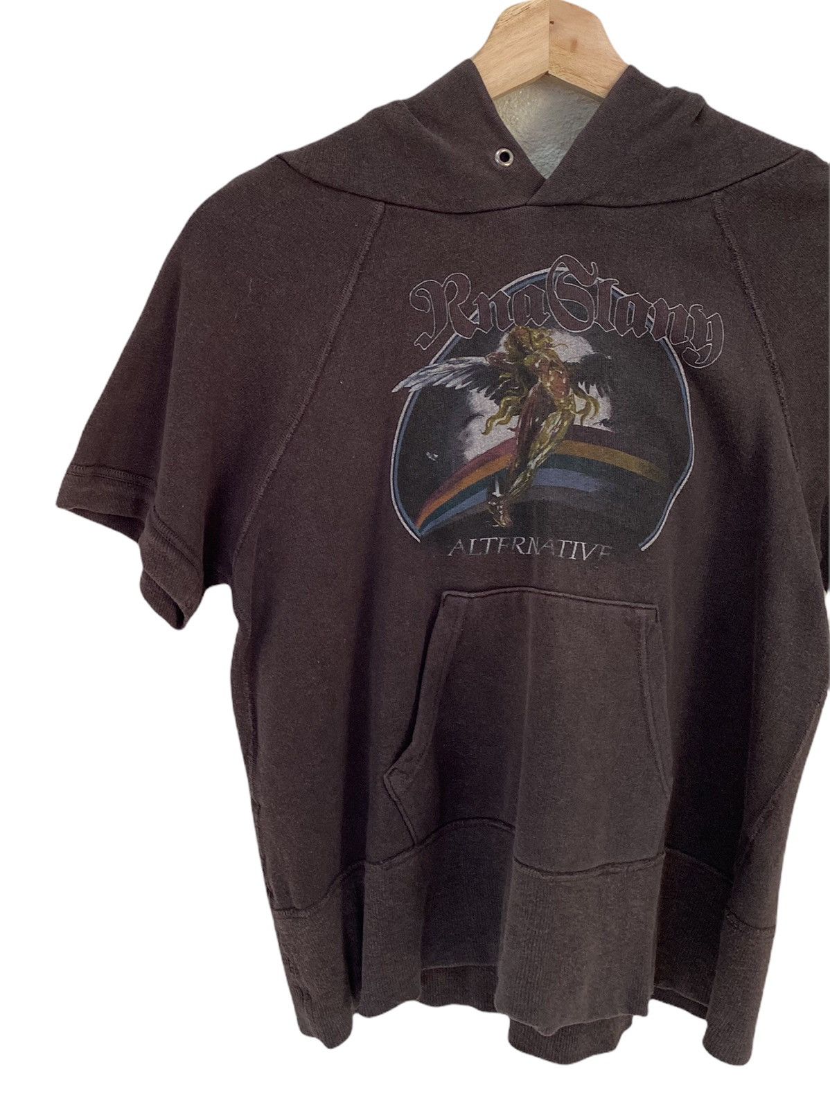 Hysteric Glamour VINTAGE RNA SLANG ALTERNATIVE SHORT SLEEVE HOODIES Size US S / EU 44-46 / 1 - 4 Thumbnail