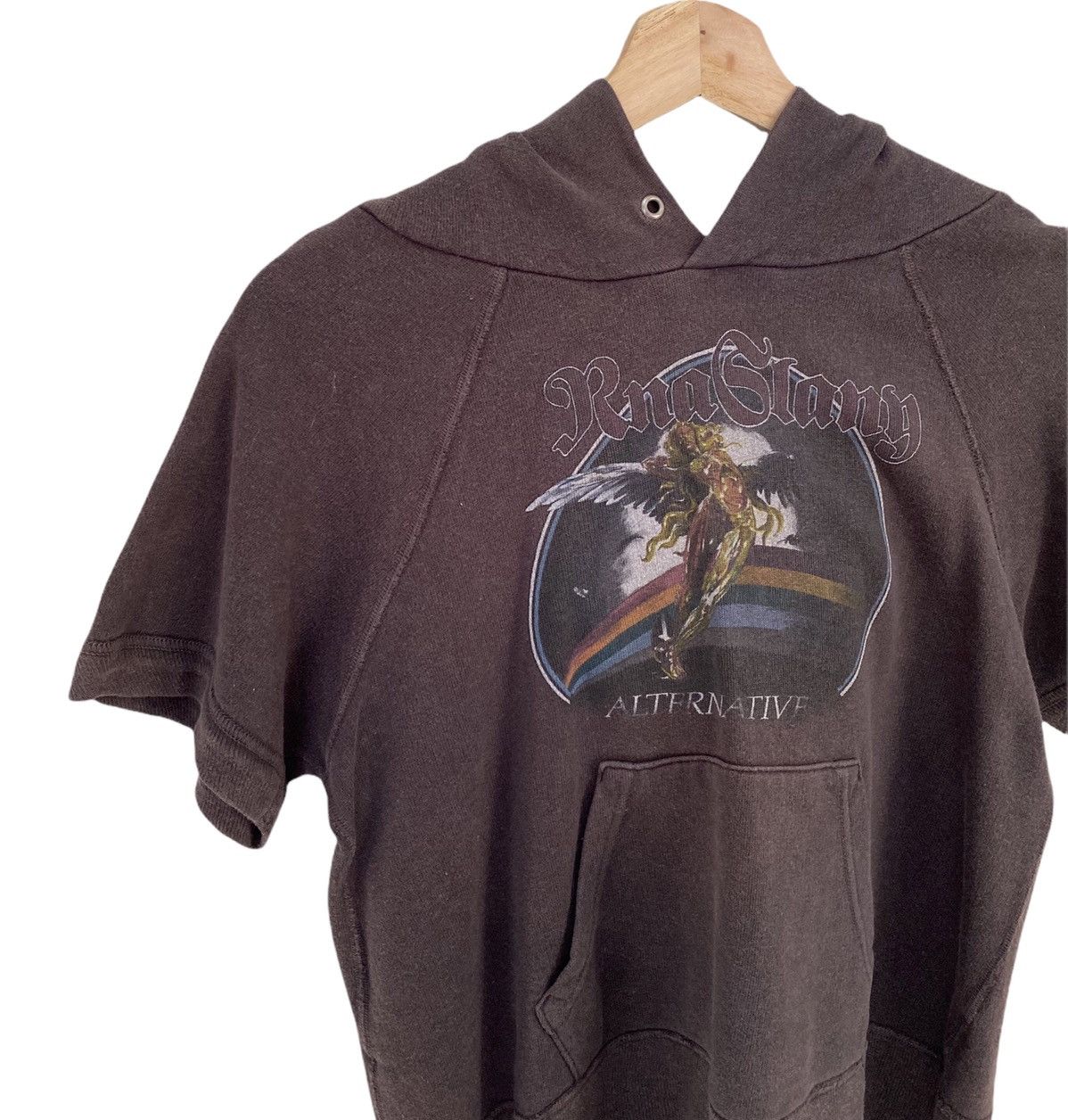 Hysteric Glamour VINTAGE RNA SLANG ALTERNATIVE SHORT SLEEVE HOODIES Size US S / EU 44-46 / 1 - 3 Thumbnail