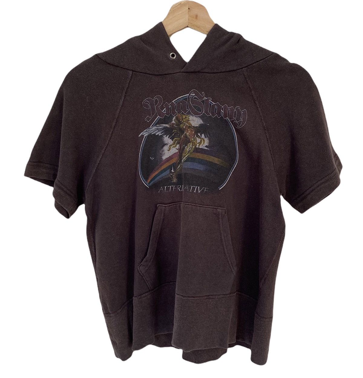 Hysteric Glamour VINTAGE RNA SLANG ALTERNATIVE SHORT SLEEVE HOODIES Size US S / EU 44-46 / 1 - 1 Thumbnail
