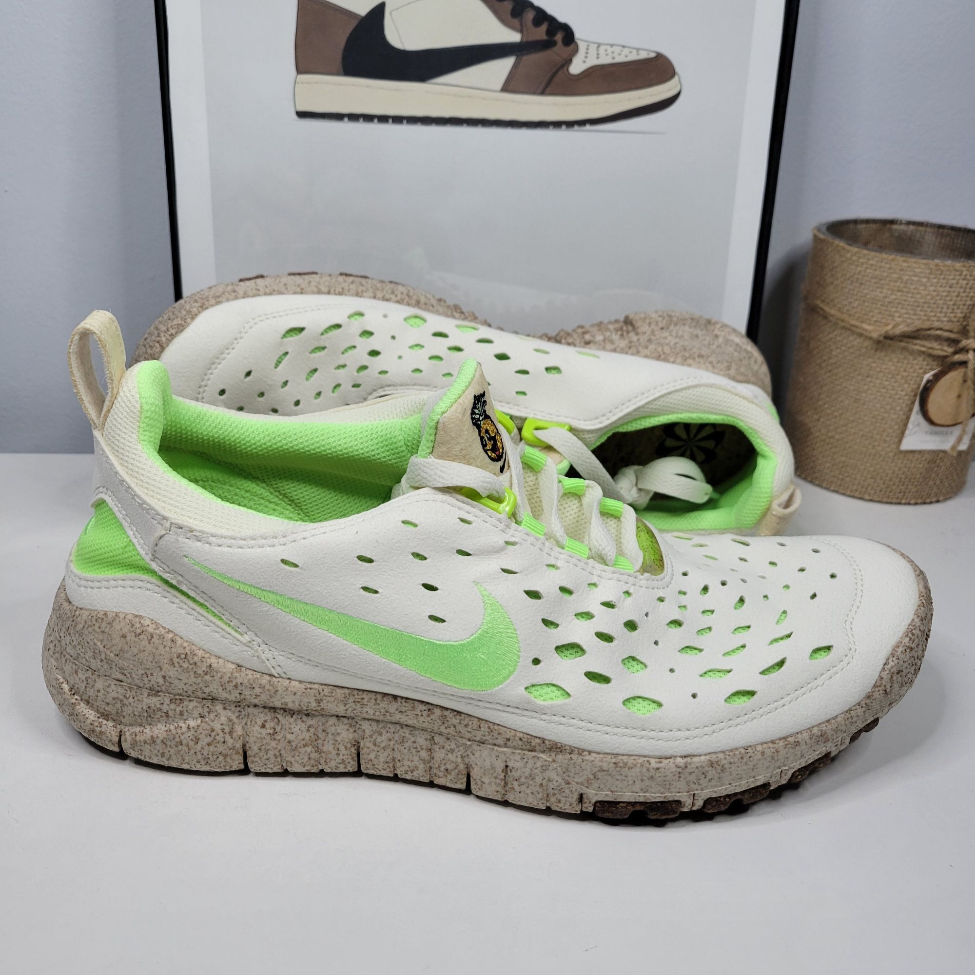 Nike free run trail pineapple