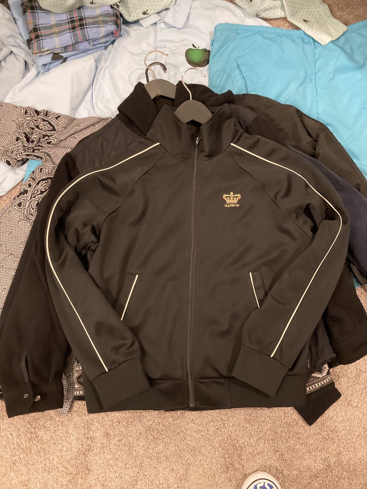 Supreme Supreme Crown Track Jacket | Grailed