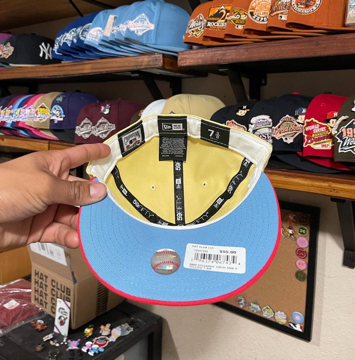 Hat Club × Lids × New Era New Era Exclusive Fitted Size ONE SIZE - 3 Thumbnail