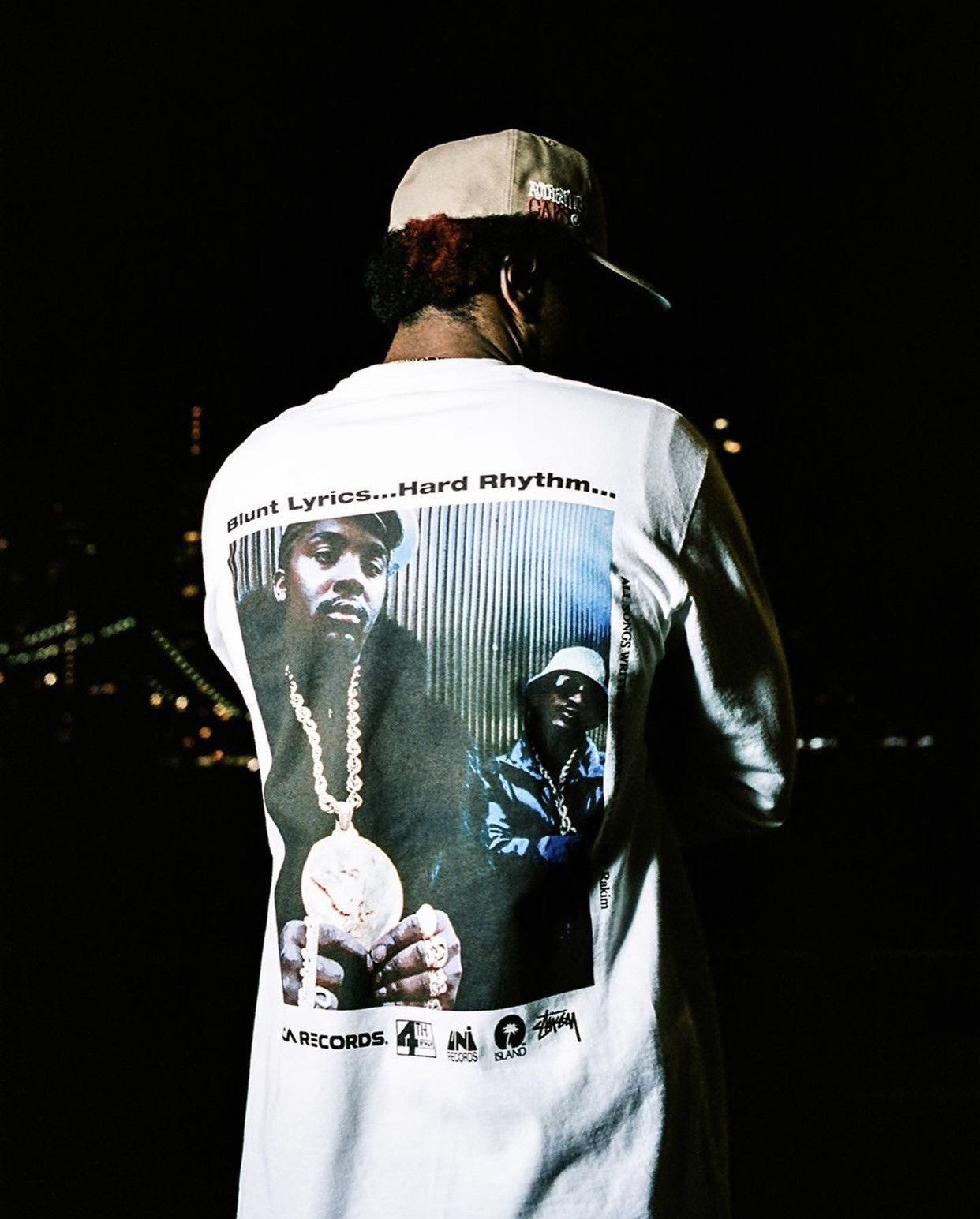 stussy ERIC B. & RAKIM ロンTEE New Stussy Eric B and Rakim Move The Crowd L/S Tee T-Shirt