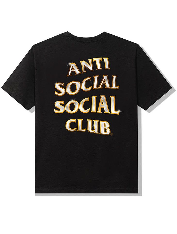 DS member exclusive ASSC Goldy Black Tee in hand BAPE KITH