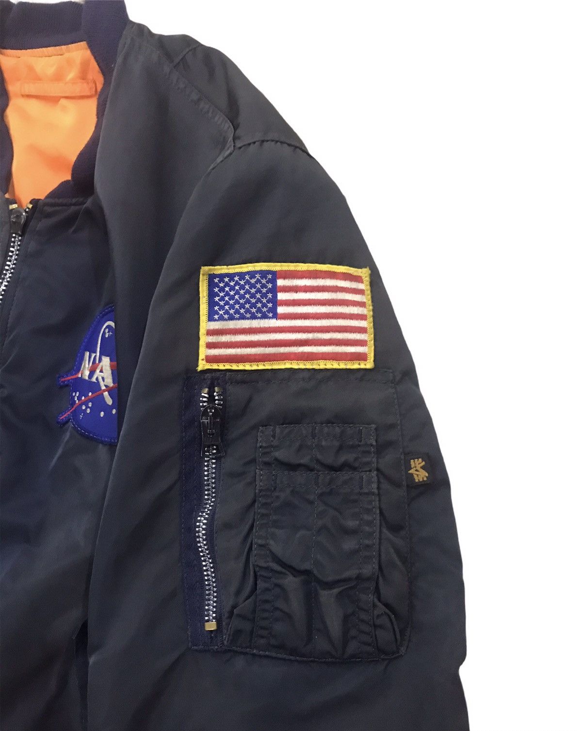Alpha Industries Alpha Industries Apollo NASA Bomber jacket Size US L / EU 52-54 / 3 - 8 Thumbnail