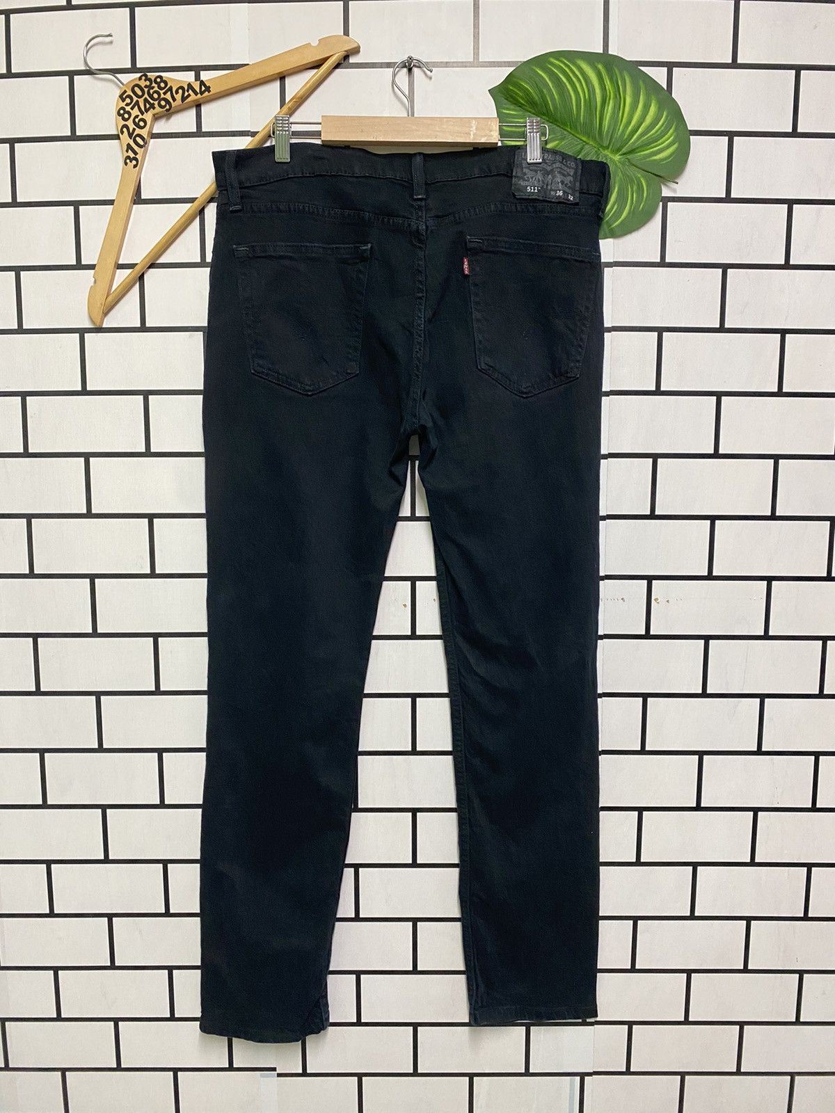 Levi's × Levi's Vintage Clothing LEVIS 511 Super Black Jean - L42 Size US 35 - 2 Thumbnail