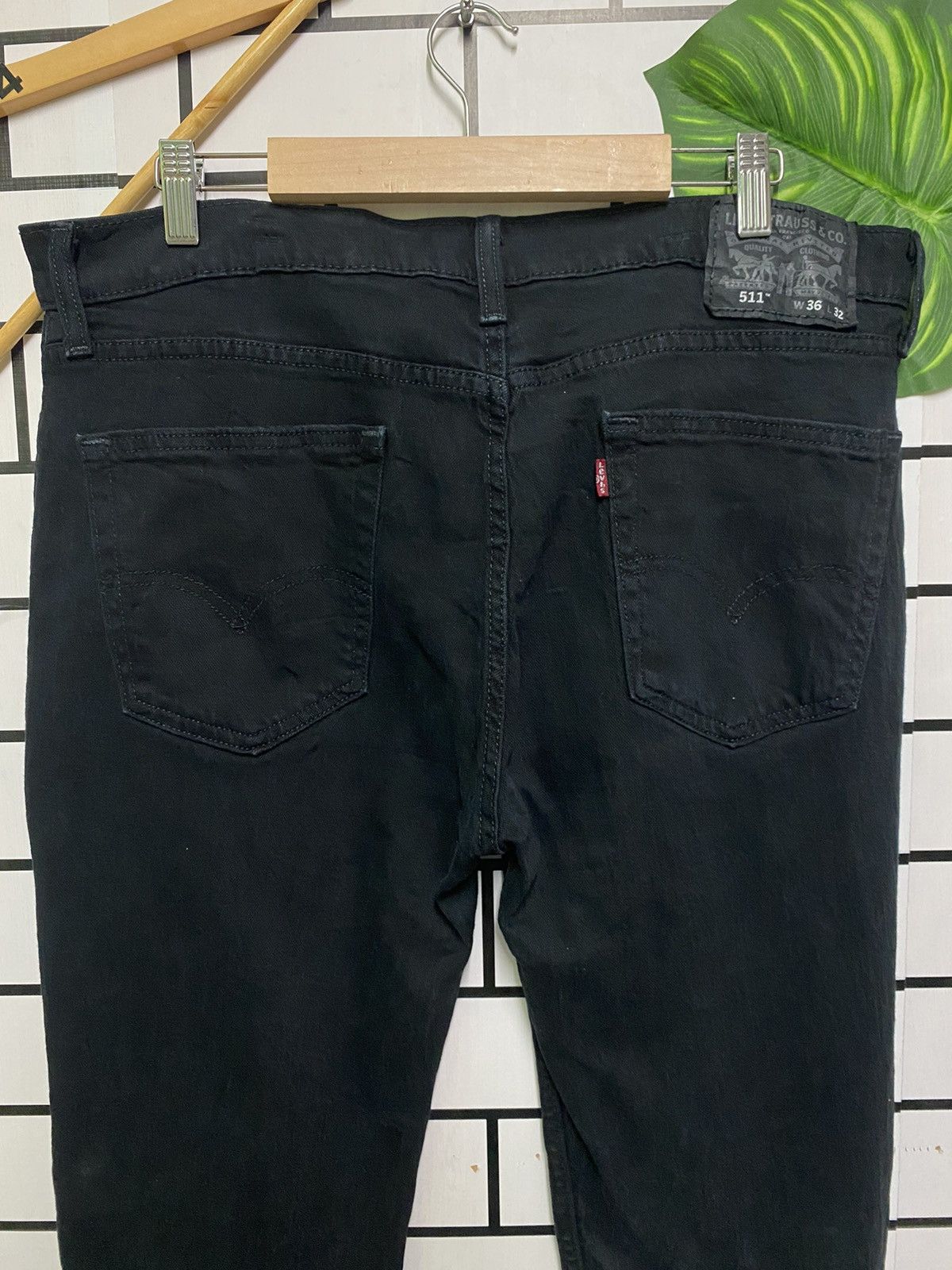 Levi's × Levi's Vintage Clothing LEVIS 511 Super Black Jean - L42 Size US 35 - 8 Thumbnail