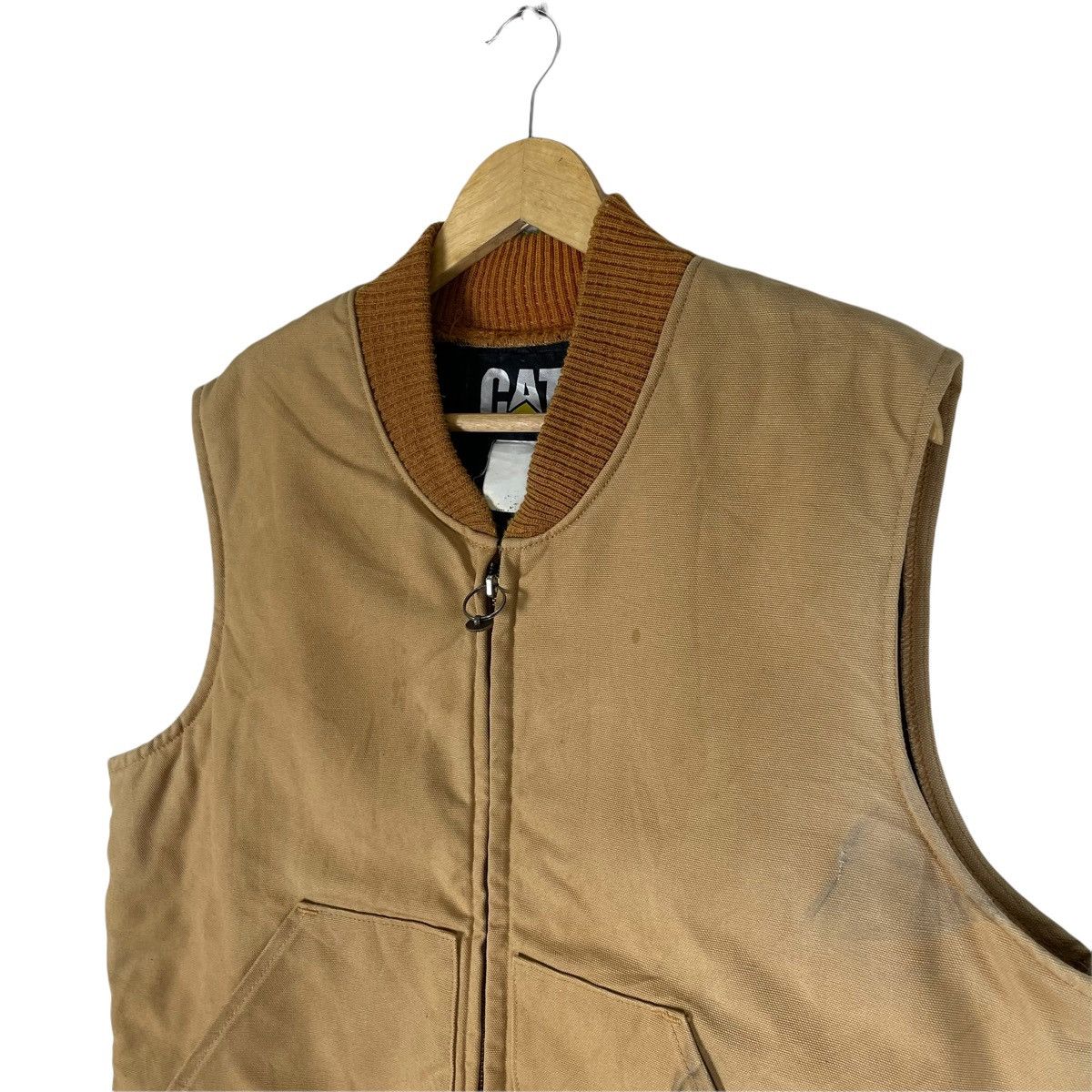 Caterpillar 🔥CATERPILLAR Duck Canvas Vest Jacket Size US L / EU 52-54 / 3 - 6 Thumbnail