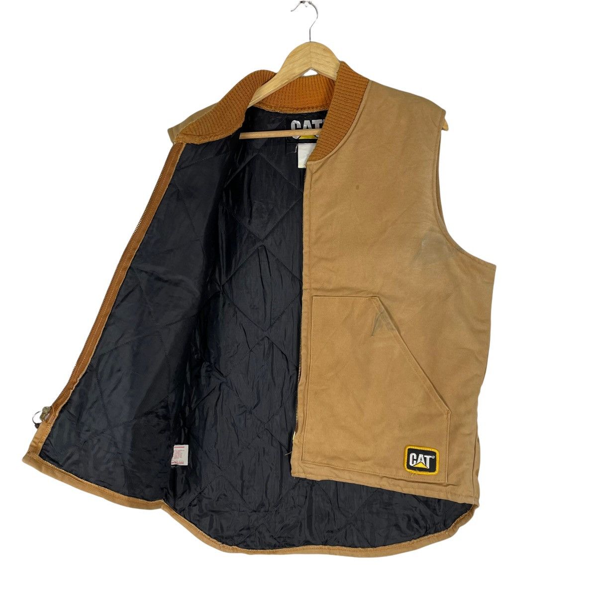 Caterpillar 🔥CATERPILLAR Duck Canvas Vest Jacket Size US L / EU 52-54 / 3 - 3 Thumbnail