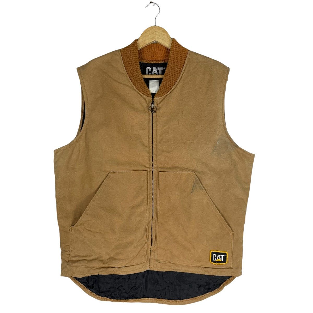 Caterpillar 🔥CATERPILLAR Duck Canvas Vest Jacket Size US L / EU 52-54 / 3 - 1 Thumbnail