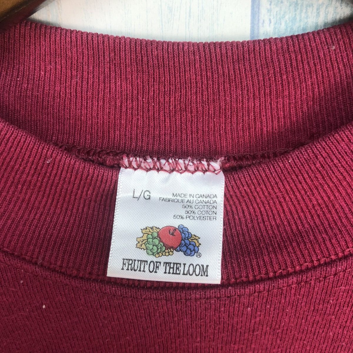 Fruit Of The Loom × Vintage Vintage Vancouver Canada Big Logo Sweatshirt Size US L / EU 52-54 / 3 - 7 Thumbnail