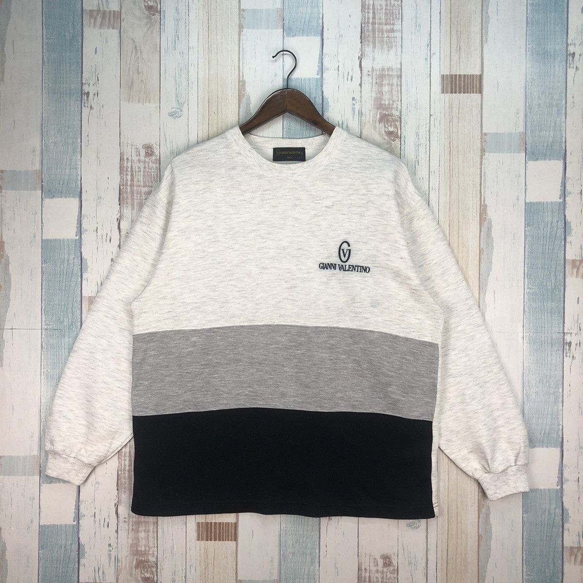Gianni Valentino × Valentino × Vintage Vintage Gianni Valentino Tricolour Small Logo Size US L / EU 52-54 / 3 - 1 Thumbnail