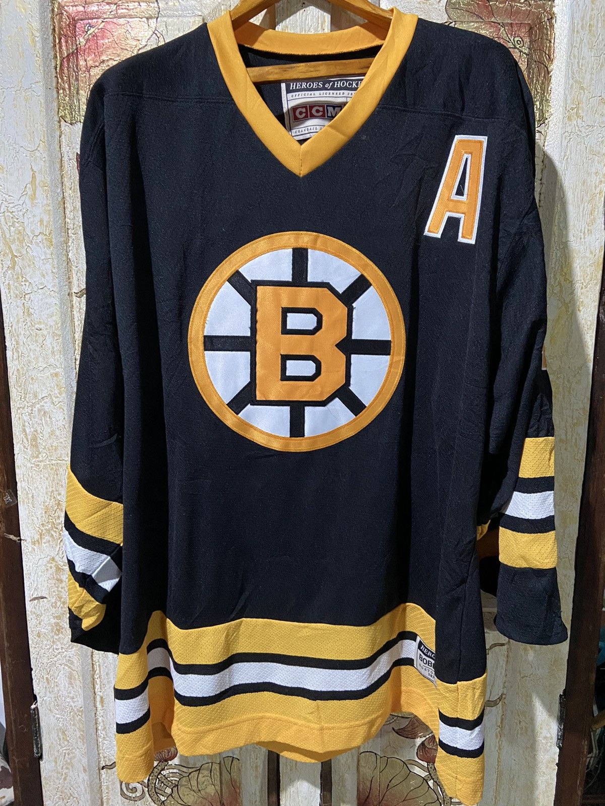 Vintage Boston bruins 1975-1976 bobby orrr heros of hockey size xl ...