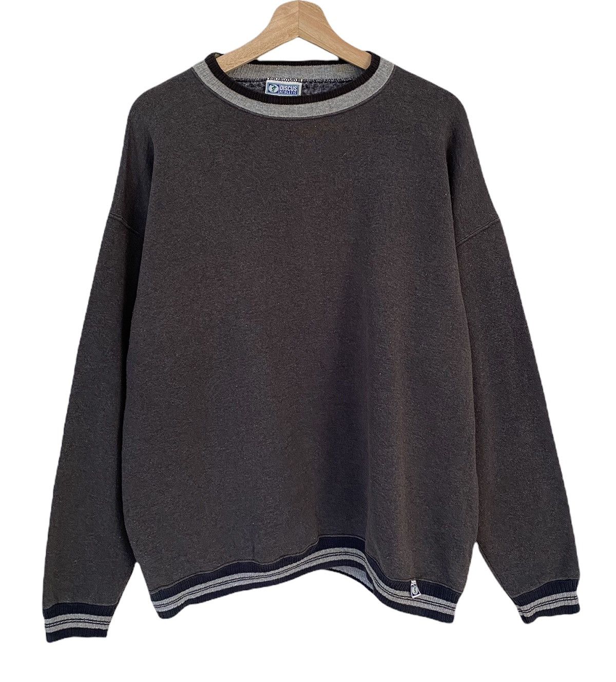 Vintage VINTAGE DISCUS ATHLETIC PLAIN RINGER SWEATSHIRT RARE Size US L / EU 52-54 / 3 - 1 Thumbnail