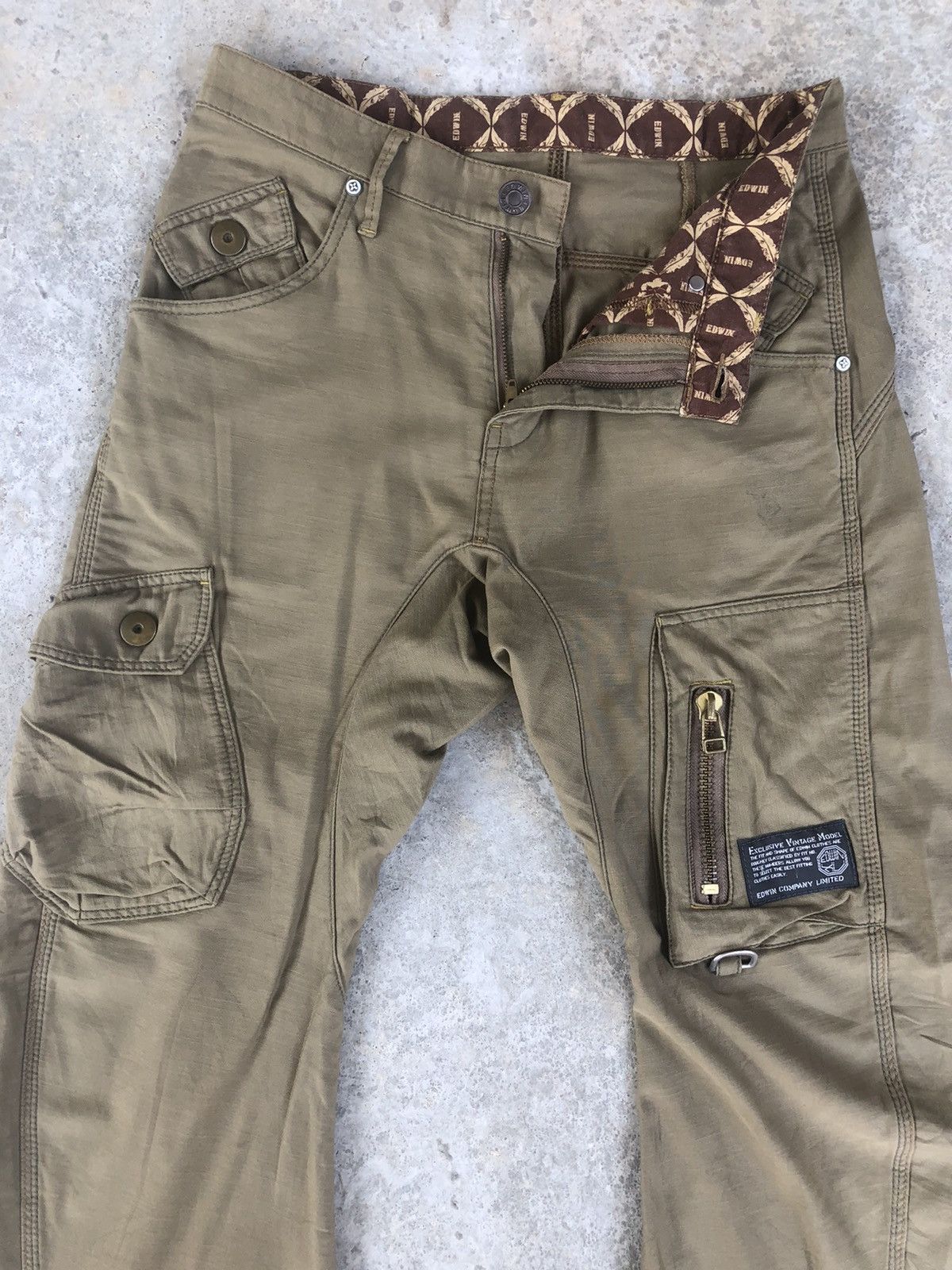 Seditionaries edwin cargo pants multipocket back buckle S Size US 31 - 3 Thumbnail