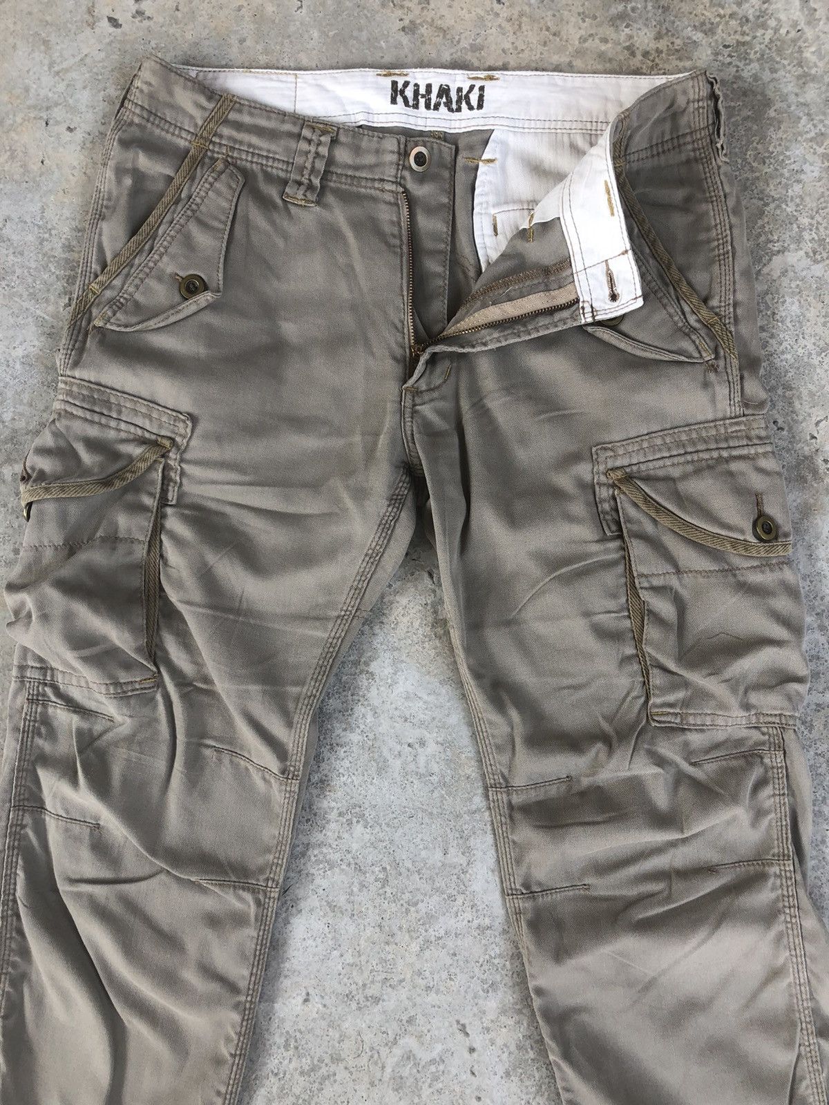 Seditionaries edwin KHAKI xu cargo pants tactical multipocket Size US 34 / EU 50 - 3 Thumbnail