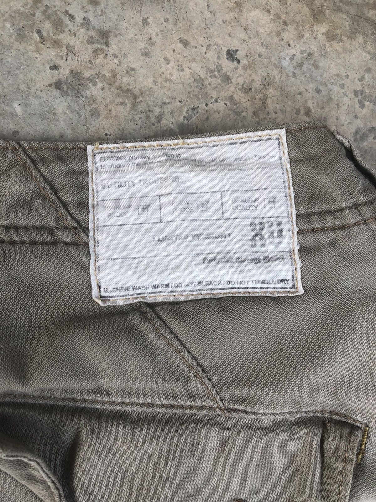 Seditionaries edwin KHAKI xu cargo pants tactical multipocket Size US 34 / EU 50 - 9 Thumbnail