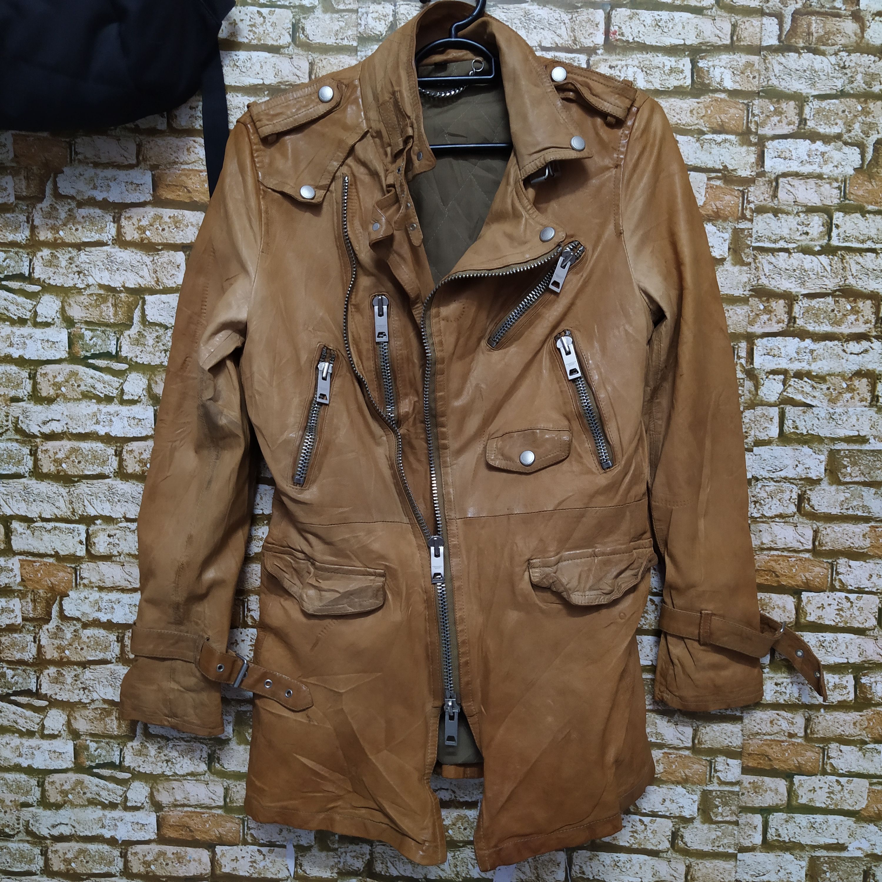 Seditionaries DESIGNER LEATHER ZIPPER PUNK SEDITIONARIES JACKET (D530) Size US S / EU 44-46 / 1 - 1 Thumbnail