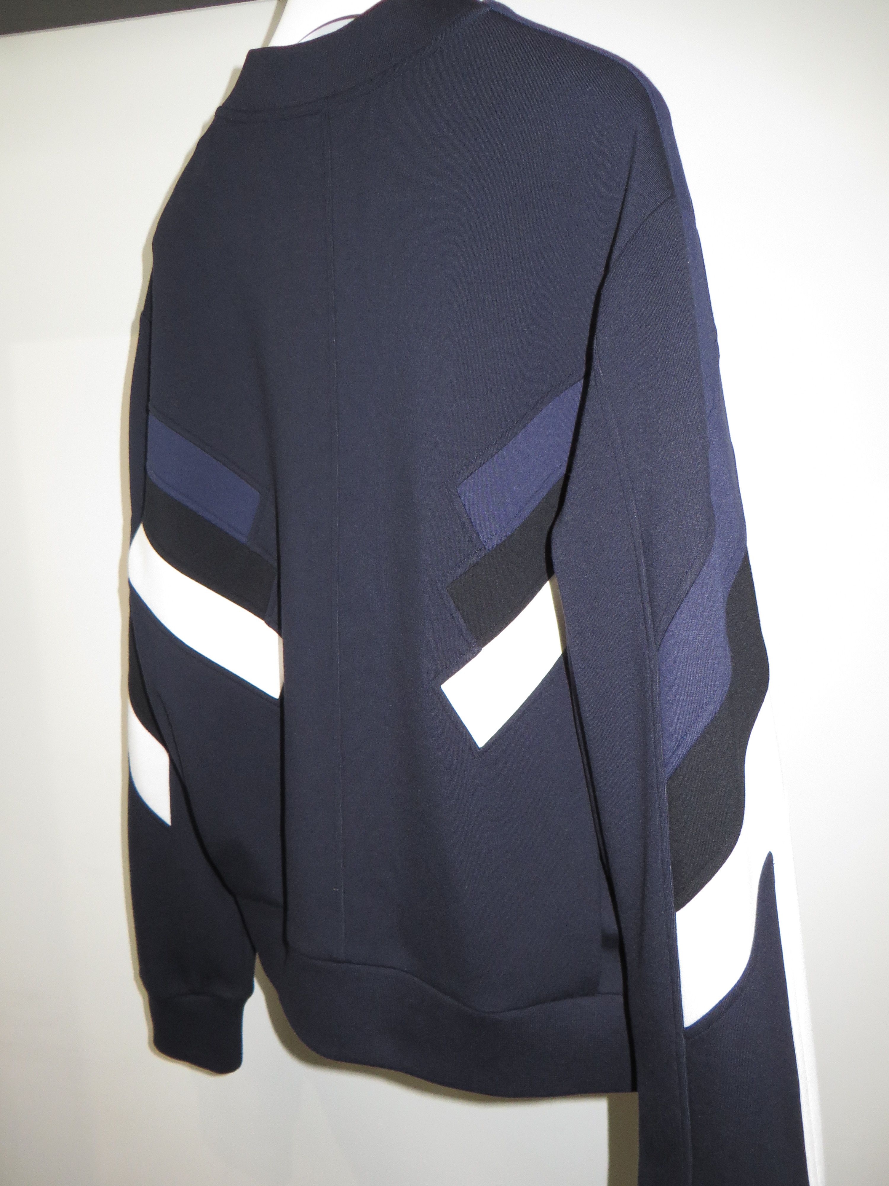 Neil Barrett Retro modernist neoprene bomber jacket Size US S / EU 44-46 / 1 - 8 Thumbnail