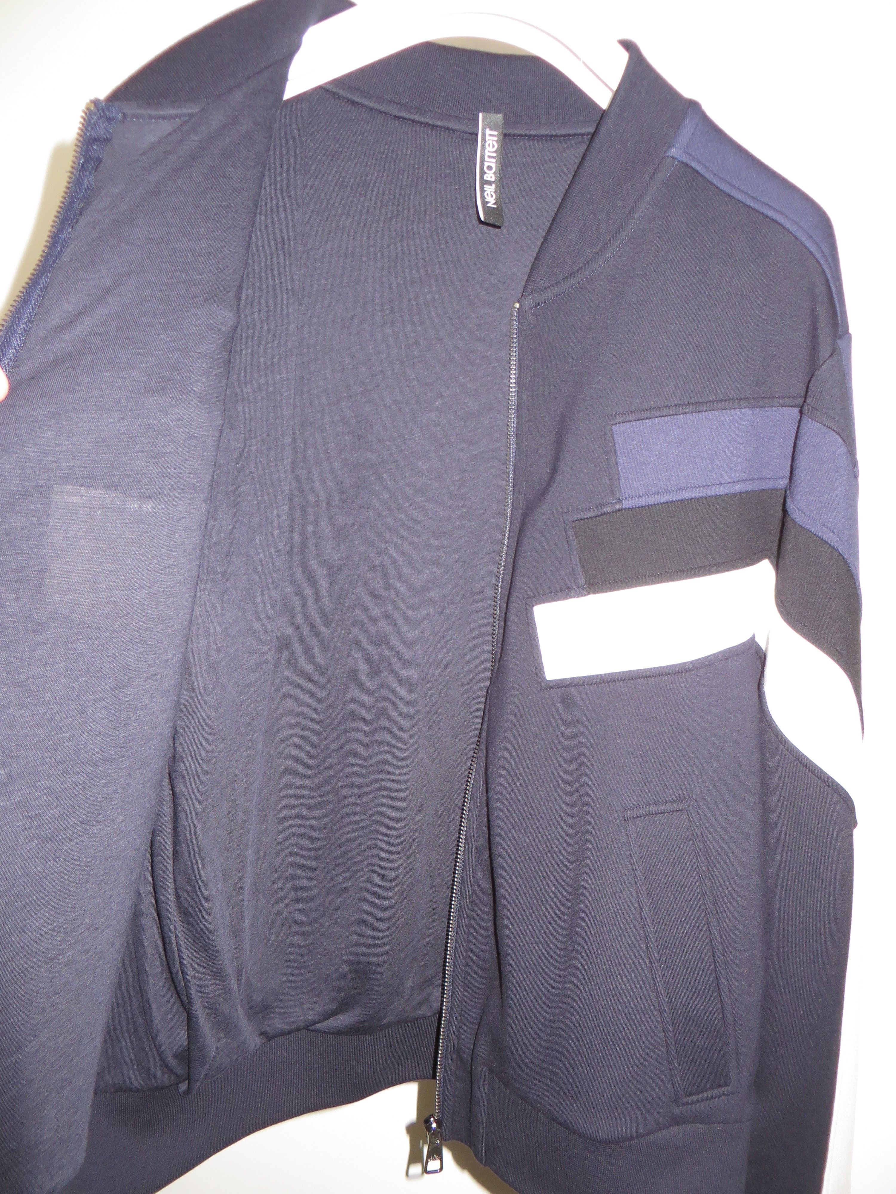 Neil Barrett Retro modernist neoprene bomber jacket Size US S / EU 44-46 / 1 - 11 Thumbnail