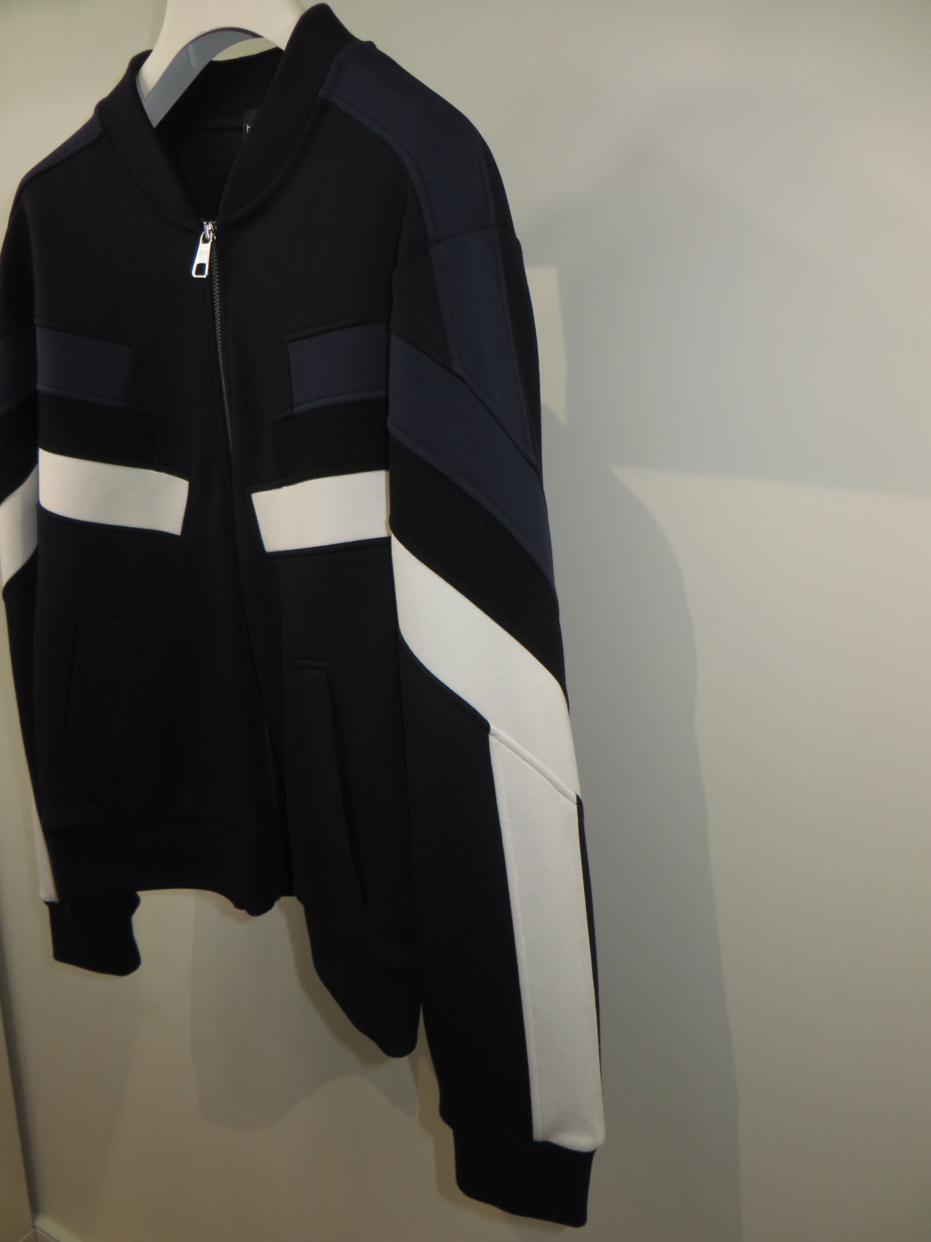 Neil Barrett Retro modernist neoprene bomber jacket Size US S / EU 44-46 / 1 - 2 Thumbnail