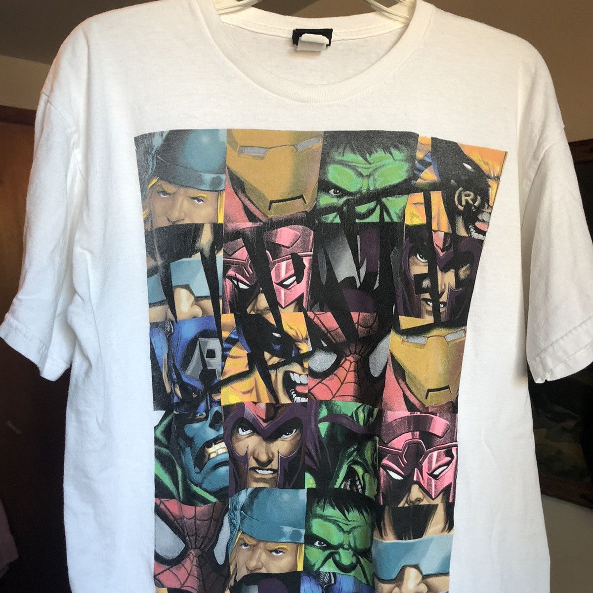 Marvel Comics Vintage Y2K 2000s Marvel Comics Superheroes Graphic Logo Tee Size US L / EU 52-54 / 3 - 1 Thumbnail