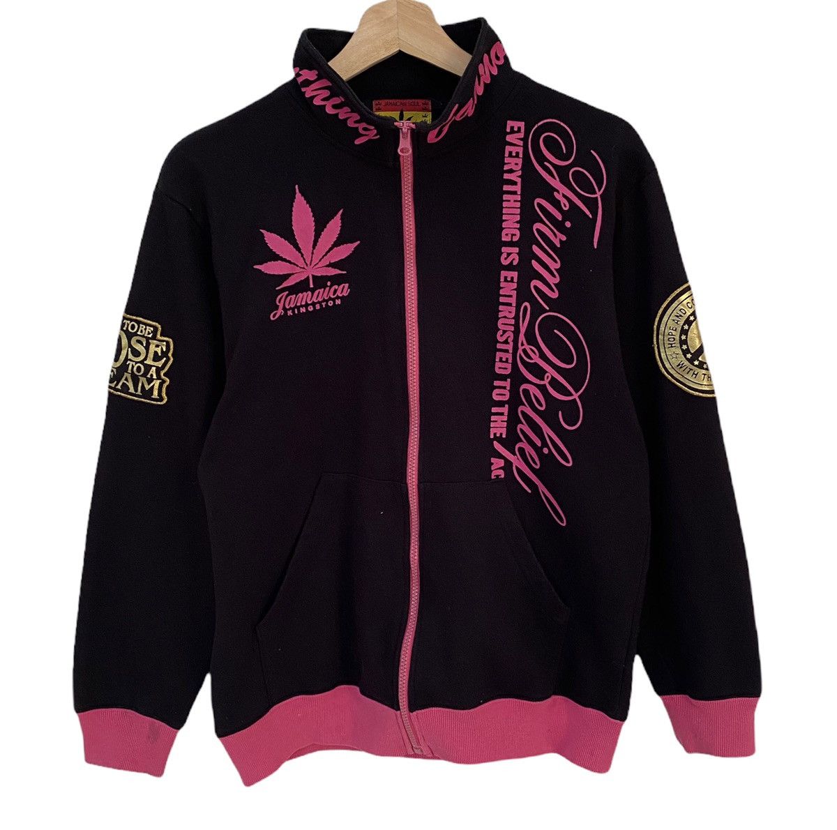Japanese Brand 🍁JAMAICA SOUL KINGSTON PEACE SWEATER JACKET Size US S / EU 44-46 / 1 - 1 Thumbnail