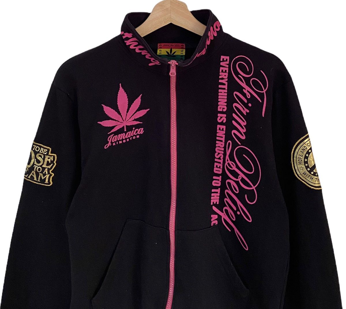 Japanese Brand 🍁JAMAICA SOUL KINGSTON PEACE SWEATER JACKET Size US S / EU 44-46 / 1 - 3 Thumbnail