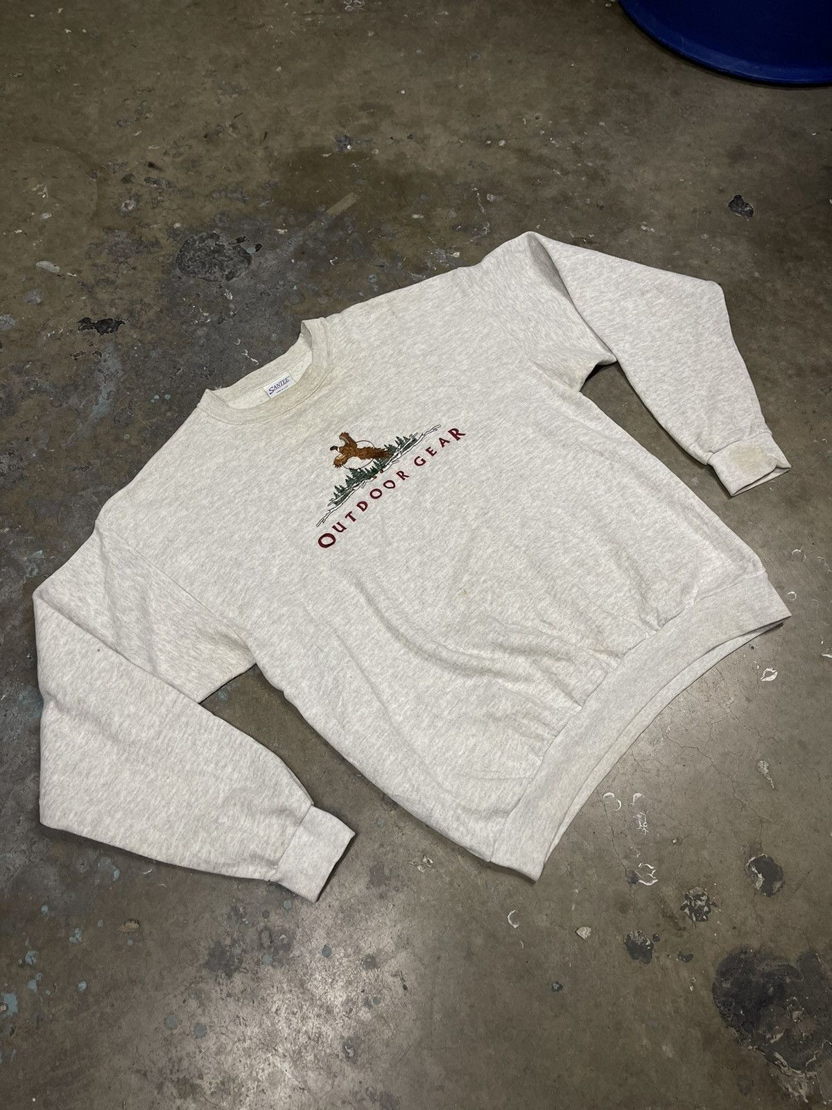 Vintage 90s Vintage Embroidered Outdoor Gear Sweatshirt L Size US L / EU 52-54 / 3 - 2 Thumbnail