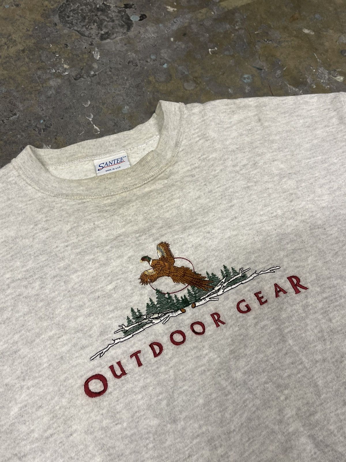 Vintage 90s Vintage Embroidered Outdoor Gear Sweatshirt L Size US L / EU 52-54 / 3 - 3 Thumbnail