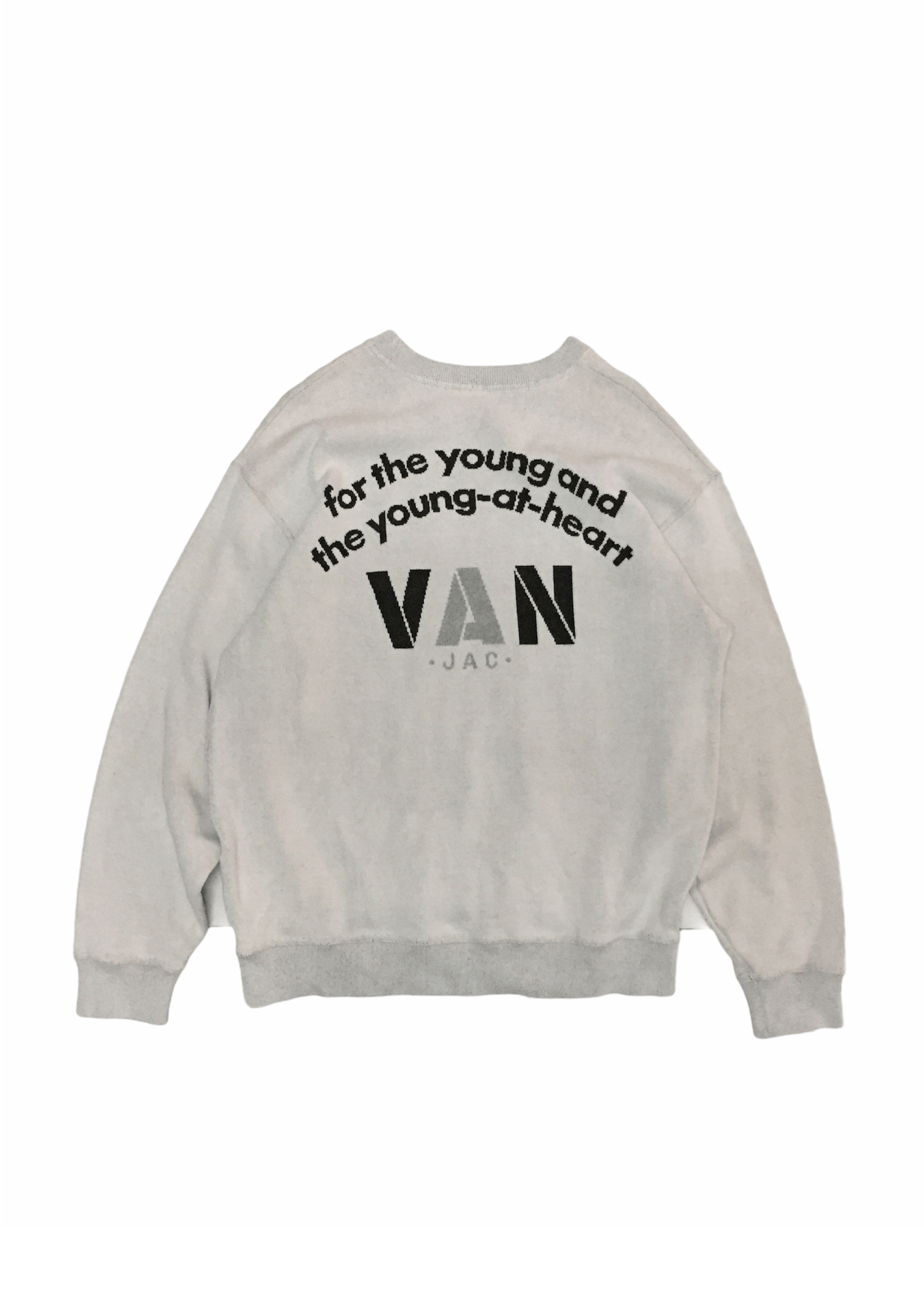 Japanese Brand 90's VAN JAC intarsia jacquard Knit iconic logo Size US L / EU 52-54 / 3 - 1 Thumbnail