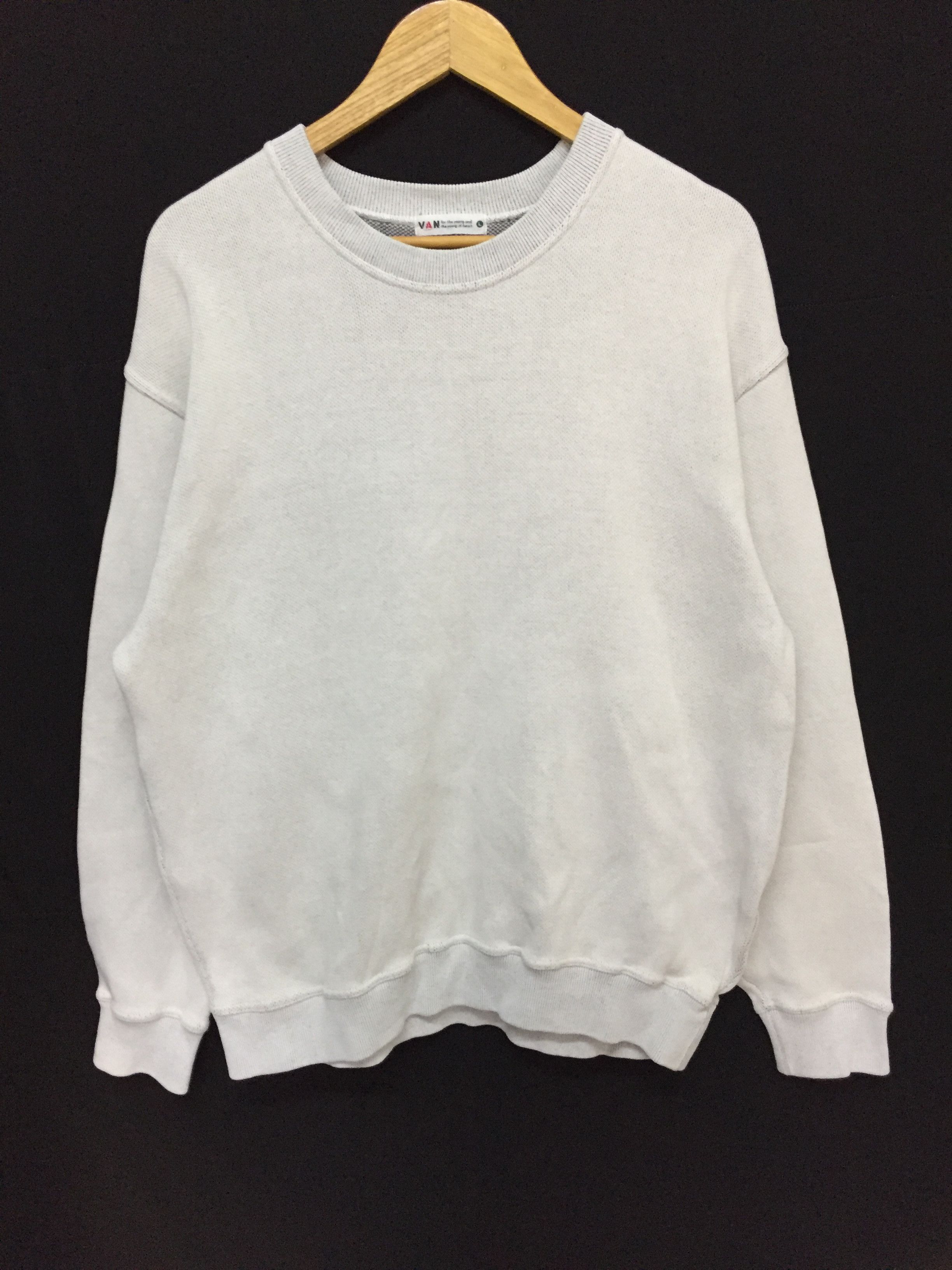Japanese Brand 90's VAN JAC intarsia jacquard Knit iconic logo Size US L / EU 52-54 / 3 - 6 Thumbnail