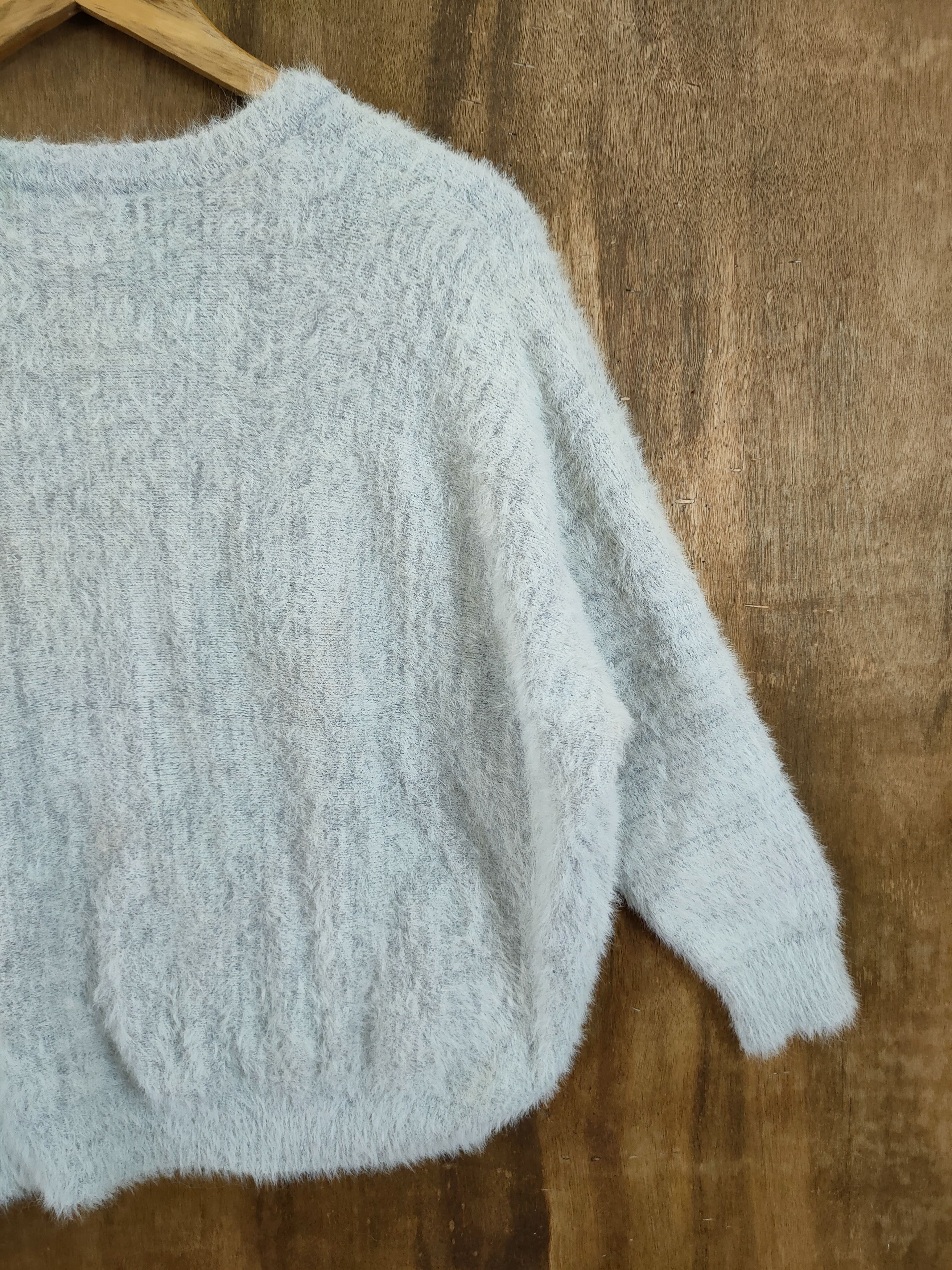 Homespun Knitwear D Le Jun mohair baggie shag shaggy fur knitwear #46-967 Size US M / EU 48-50 / 2 - 12 Thumbnail