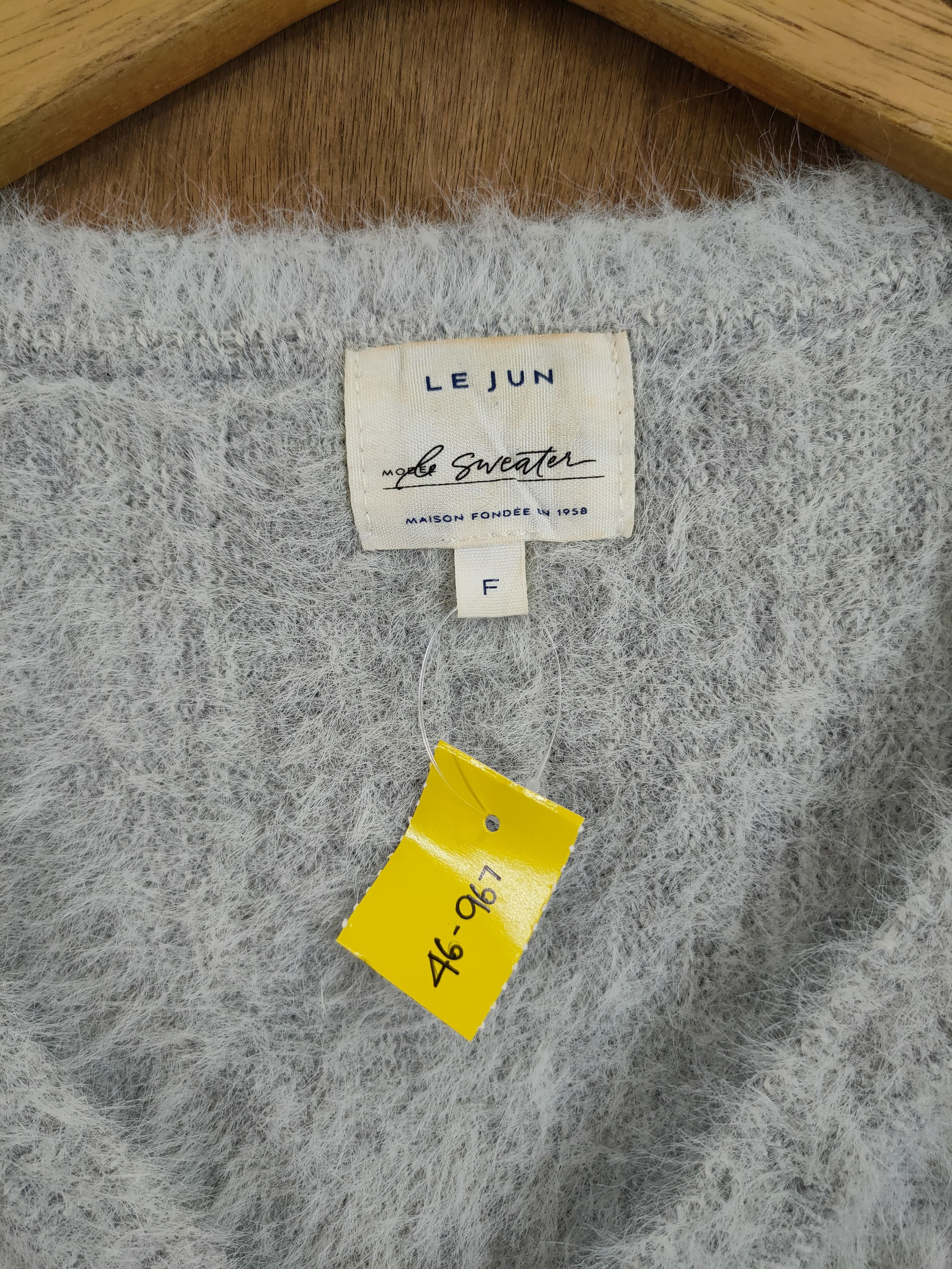 Homespun Knitwear D Le Jun mohair baggie shag shaggy fur knitwear #46-967 Size US M / EU 48-50 / 2 - 5 Thumbnail
