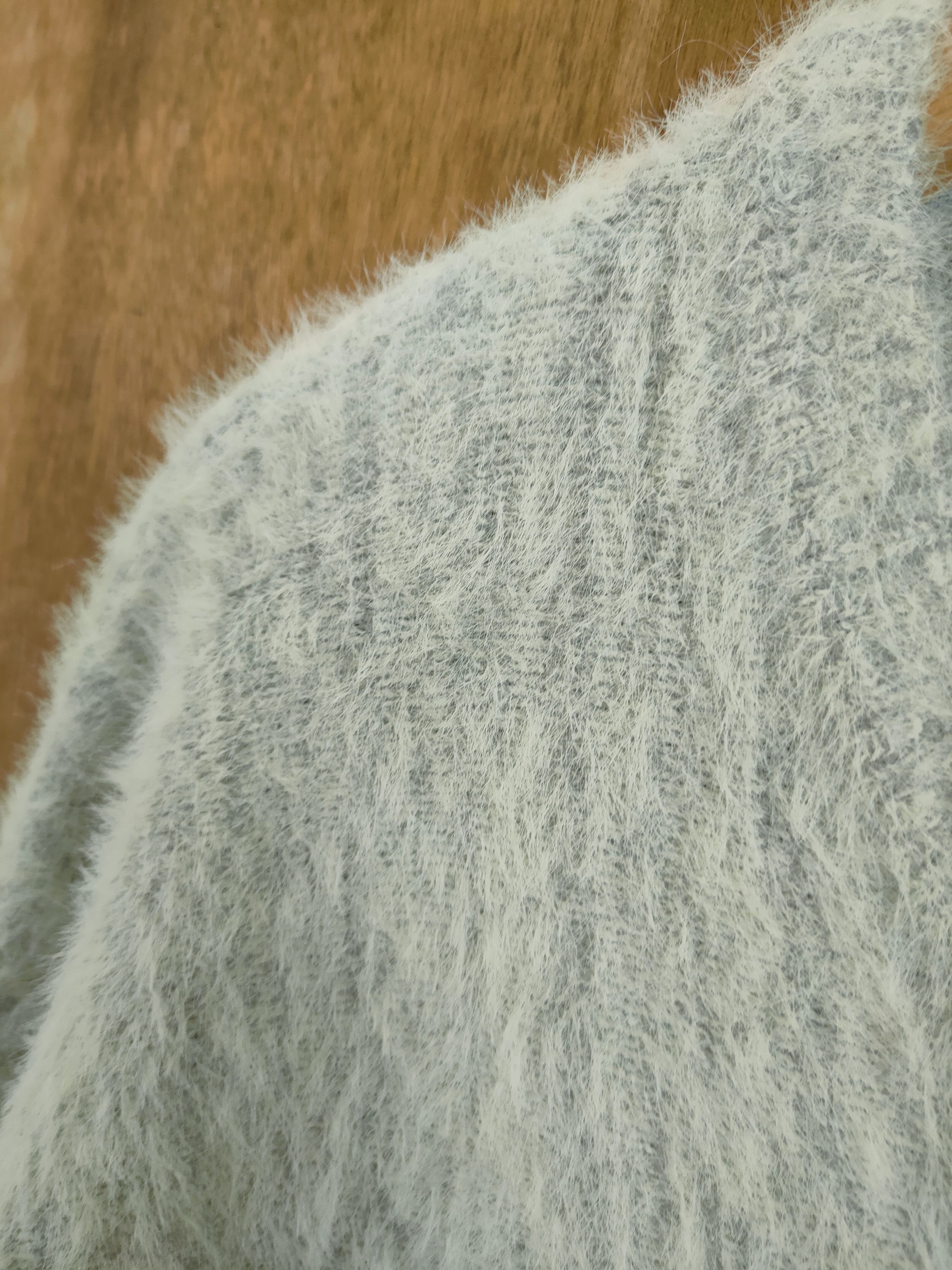 Homespun Knitwear D Le Jun mohair baggie shag shaggy fur knitwear #46-967 Size US M / EU 48-50 / 2 - 6 Thumbnail