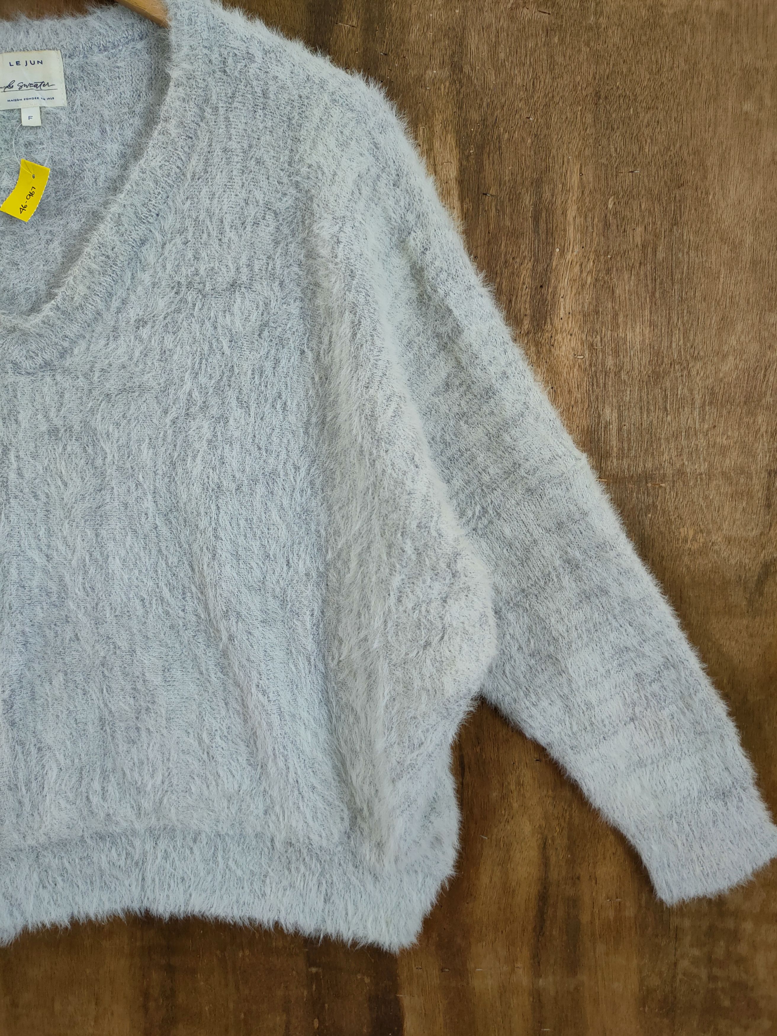 Homespun Knitwear D Le Jun mohair baggie shag shaggy fur knitwear #46-967 Size US M / EU 48-50 / 2 - 3 Thumbnail
