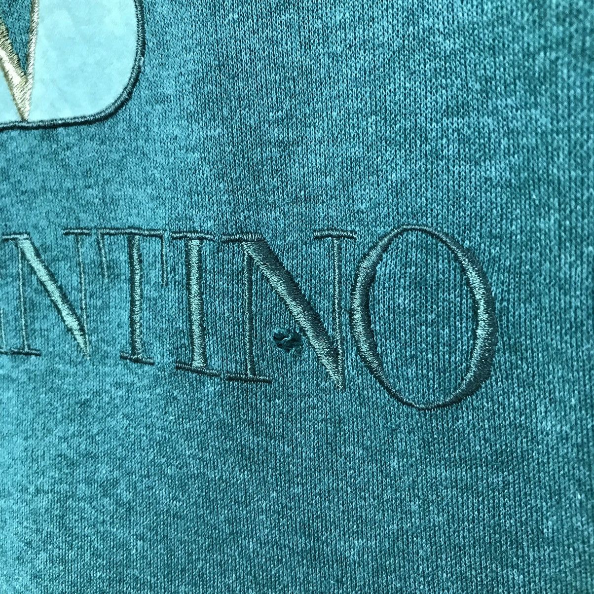 Designer × Valentino × Vintage Vintage Valentino Made Italy Embroidered Spell Sweatshirt Size US M / EU 48-50 / 2 - 9 Thumbnail