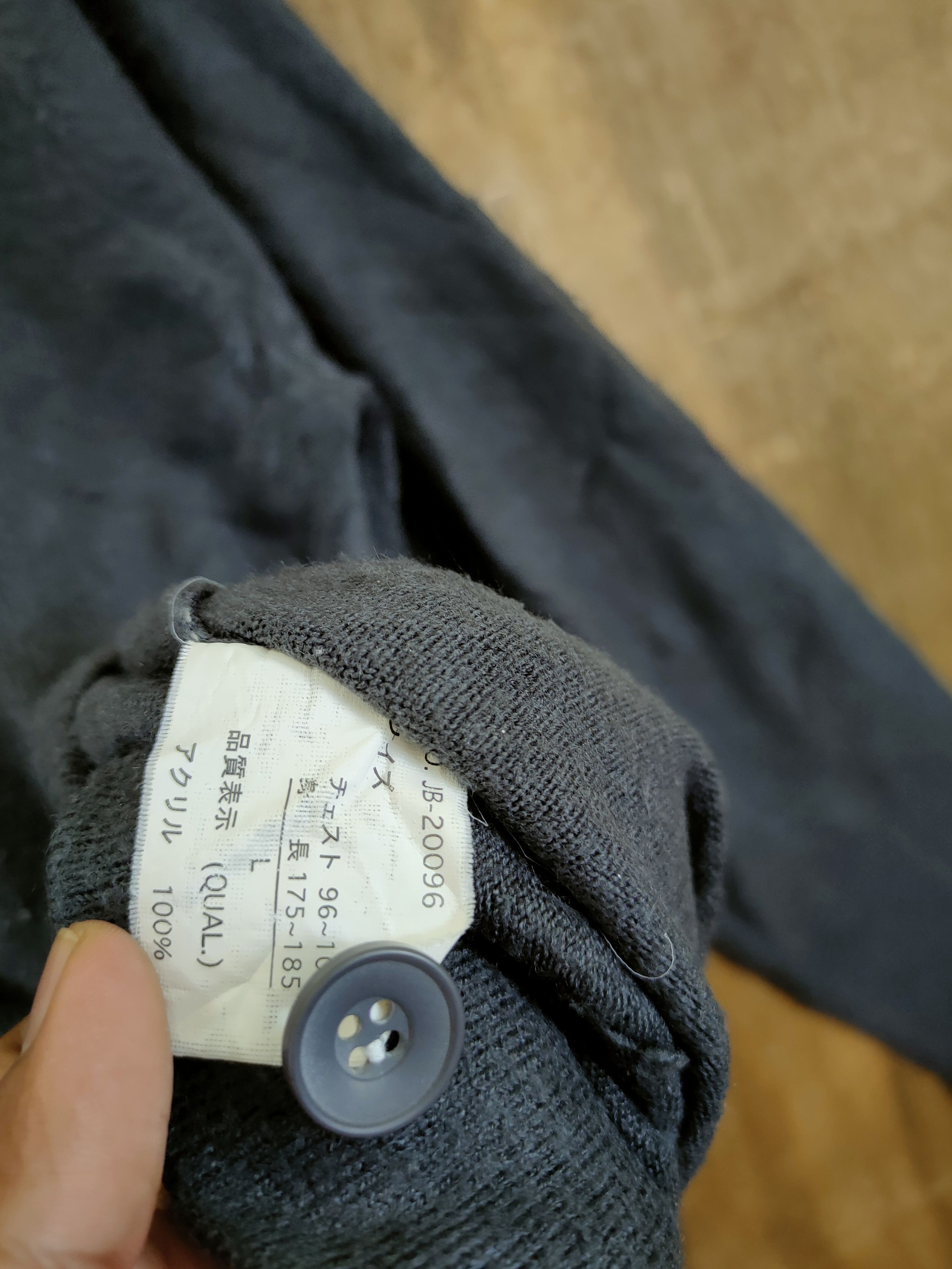 Vintage D Jill Blaze cardigan grey faded plain thin #46-948 Size US M / EU 48-50 / 2 - 7 Thumbnail