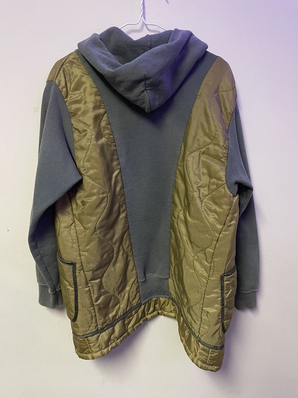 Geoffrey B. Small Geoffrey B Small Quilted Army Sweat Hoodie Jacket Size US S / EU 44-46 / 1 - 3 Thumbnail