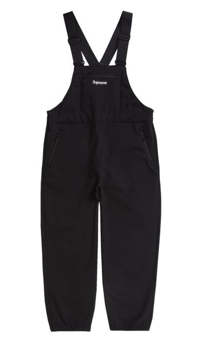 Supreme Supreme Windstopper Overalls Black Medium | Grailed