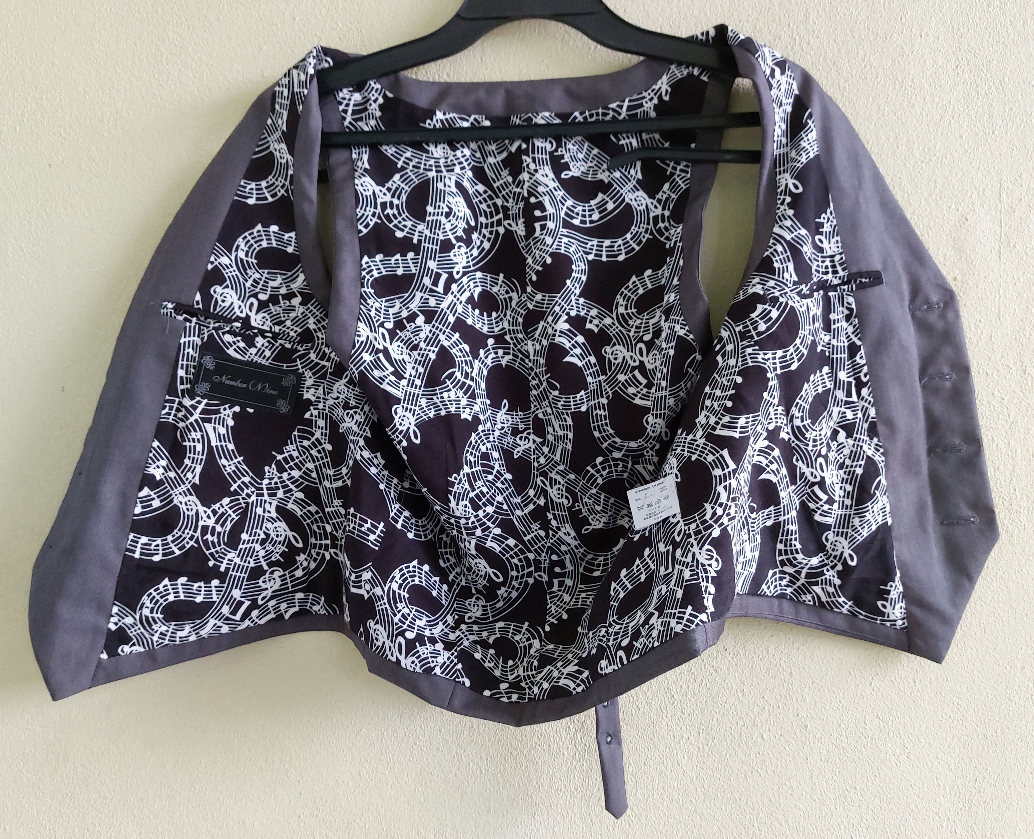 Number (N)ine NUMBER (N)INE vest blazer Size US S / EU 44-46 / 1 - 7 Thumbnail