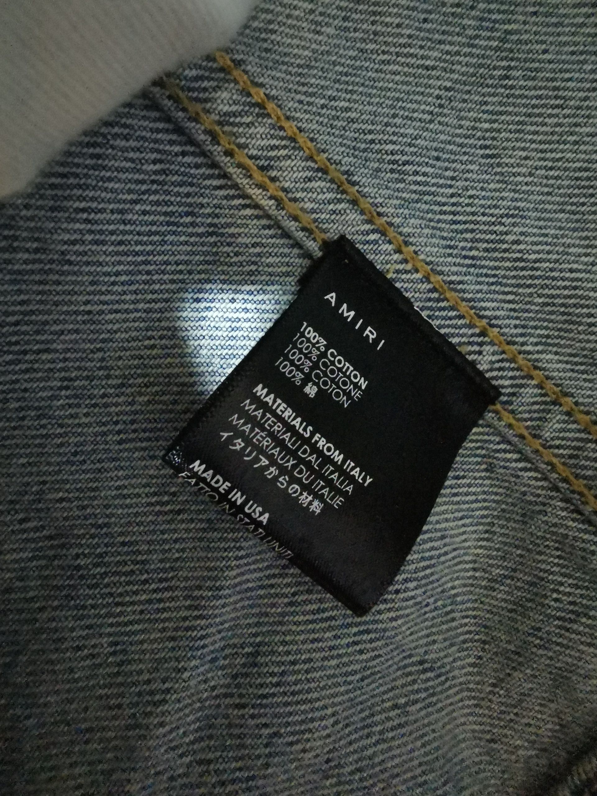 Amiri Amiri MX2 denim jacket Size US M / EU 48-50 / 2 - 7 Thumbnail