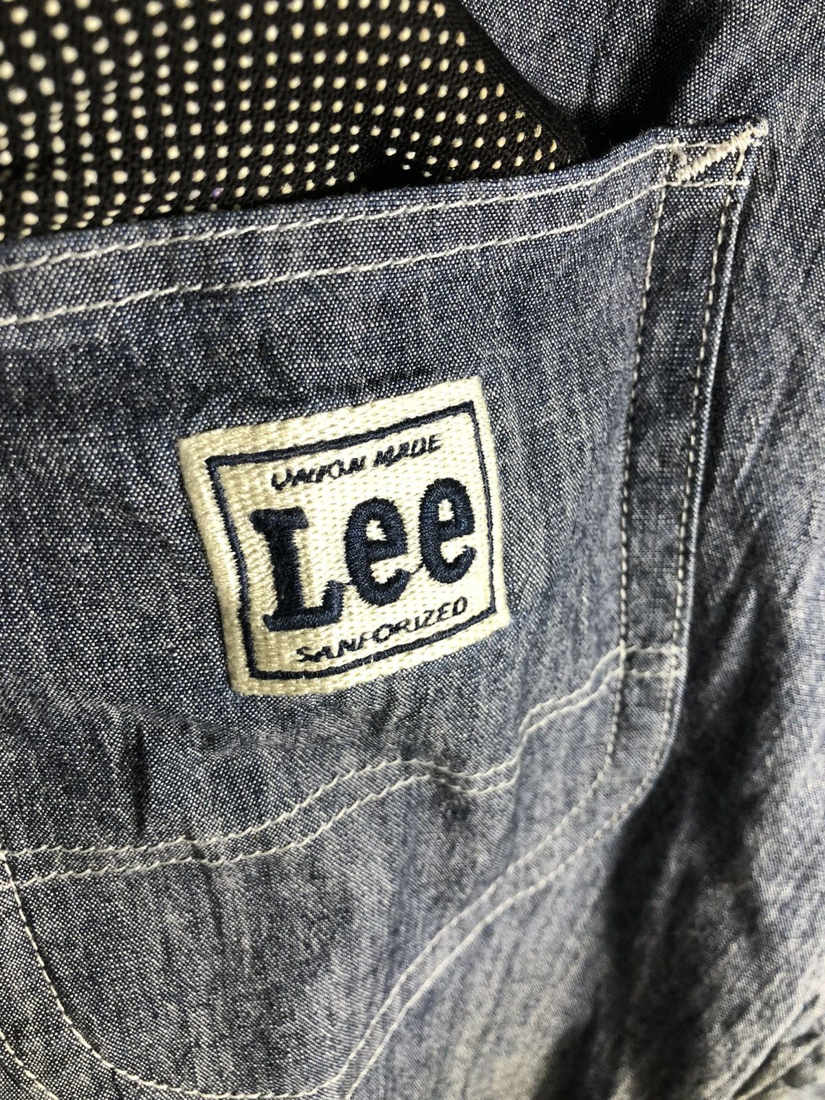 Japanese Brand × Lee Sanforized Union Made Lee Carpenter Hickory Workwear Pants Size US 34 / EU 50 - 8 Thumbnail