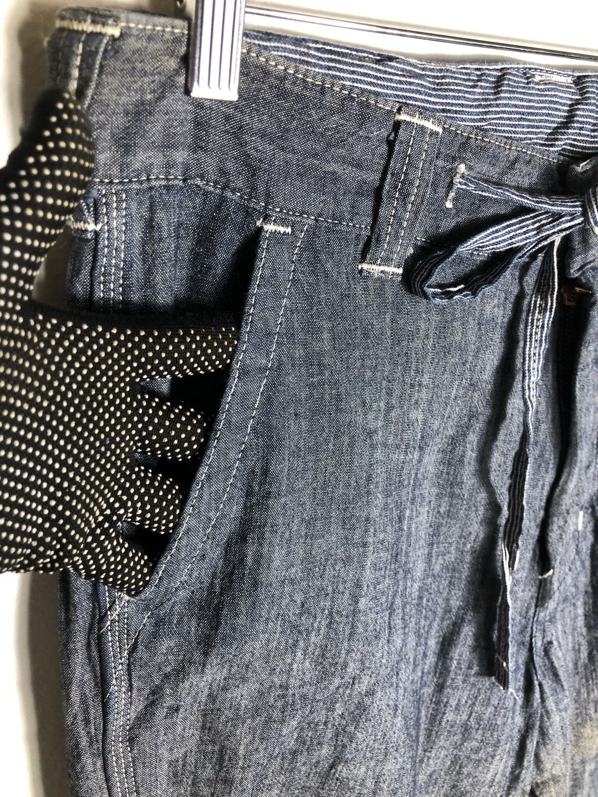 Japanese Brand × Lee Sanforized Union Made Lee Carpenter Hickory Workwear Pants Size US 34 / EU 50 - 7 Thumbnail
